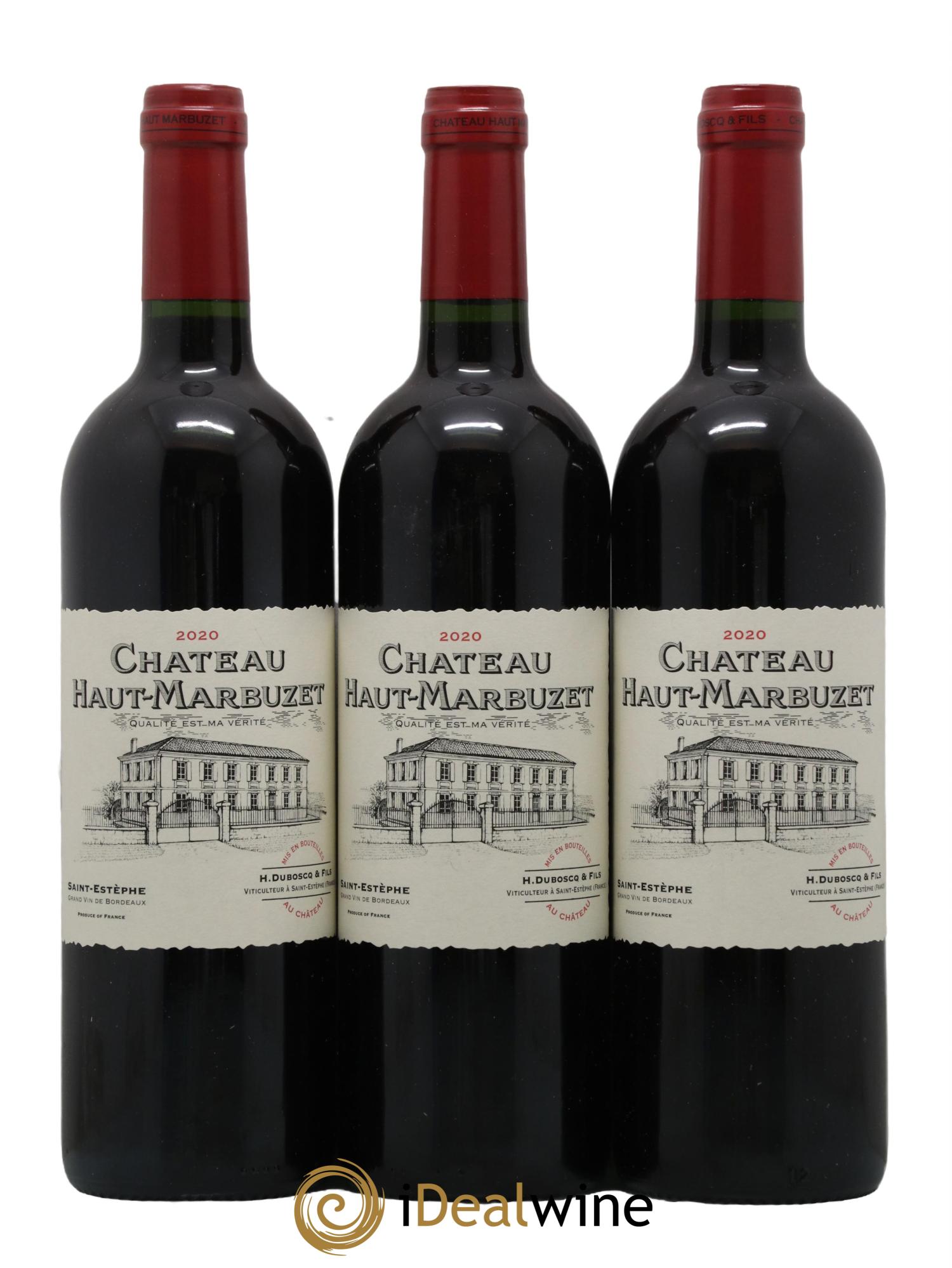 Château Haut Marbuzet 2020 - Lot de 6 bouteilles - 1