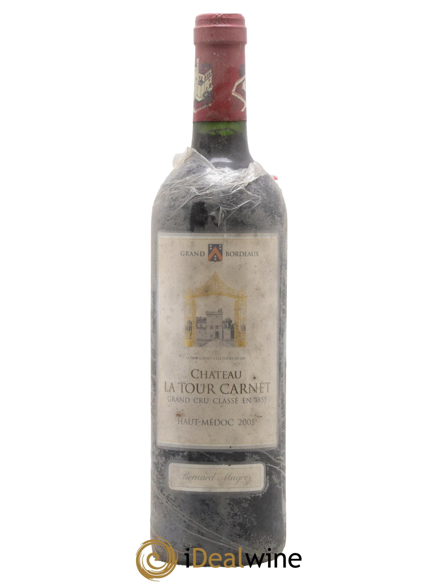 Château la Tour Carnet 4ème Grand Cru Classé 2005 - Lot of 1 bottle - 0