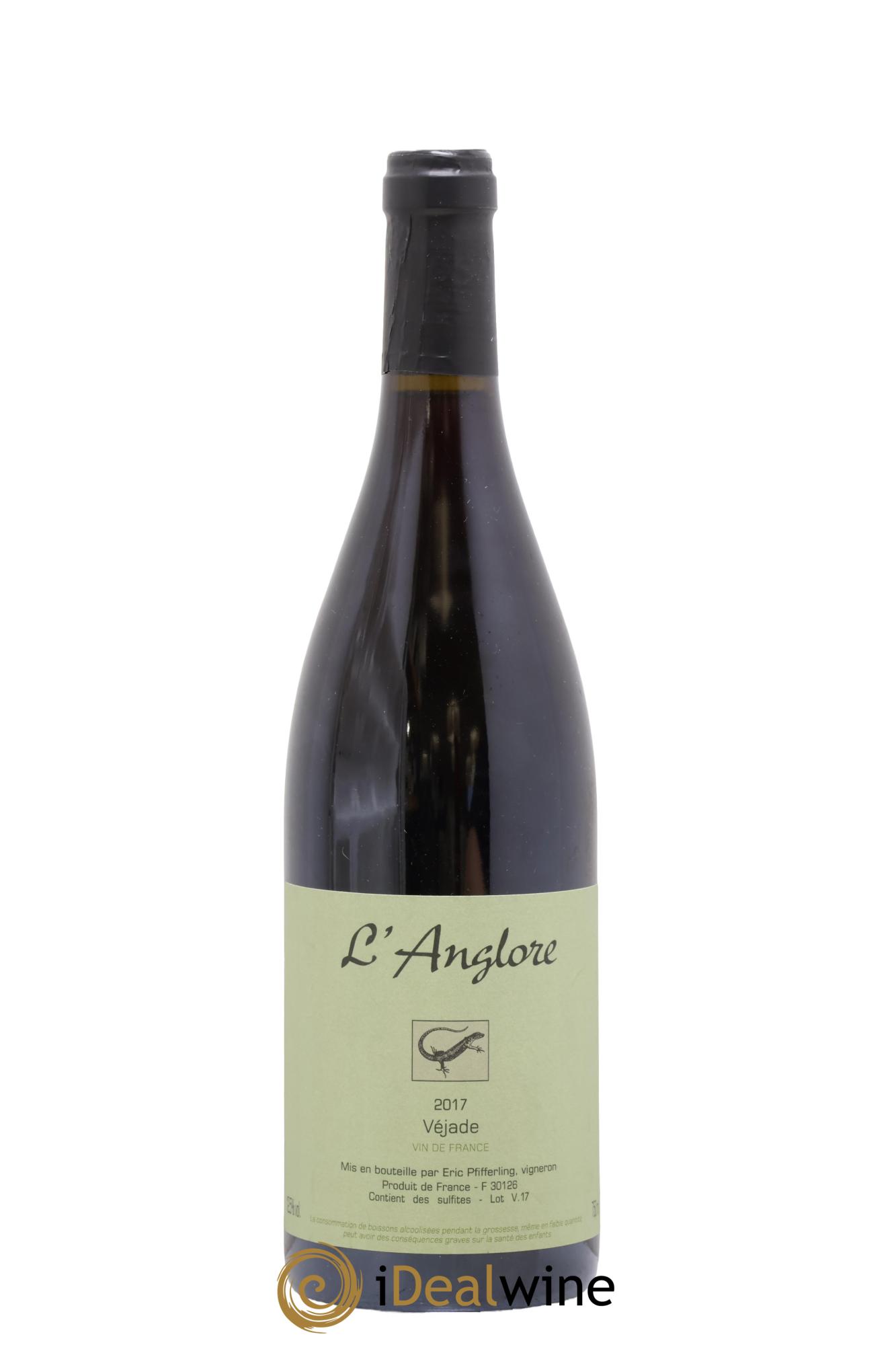 Vin de France Véjade L'Anglore 2017 - Lot de 1 bouteille - 0