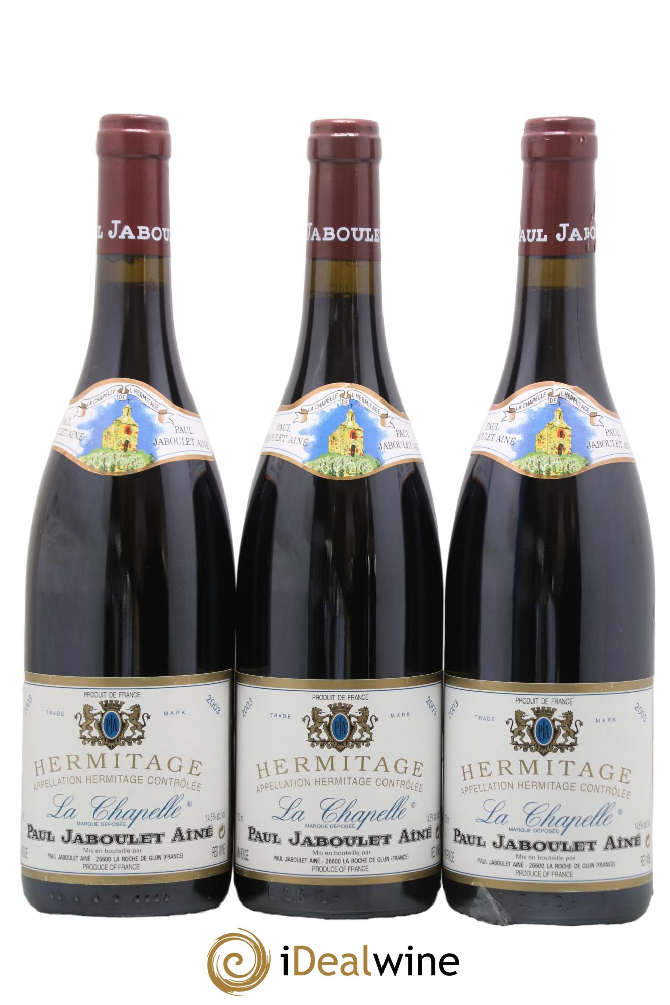 Hermitage La Chapelle Paul Jaboulet Ainé 2003 - Posten von 6 Flaschen - 2