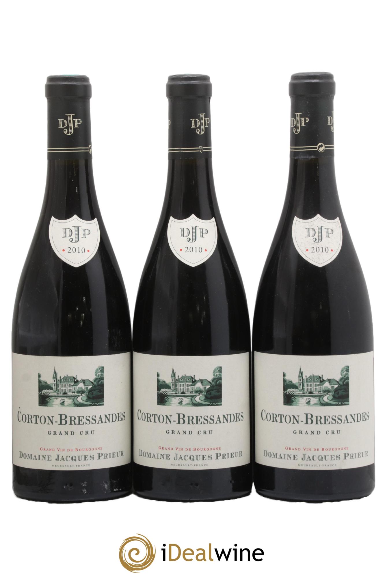 Corton-Bressandes Grand Cru Jacques Prieur (Domaine) 2010 - Lot de 3 bouteilles - 0