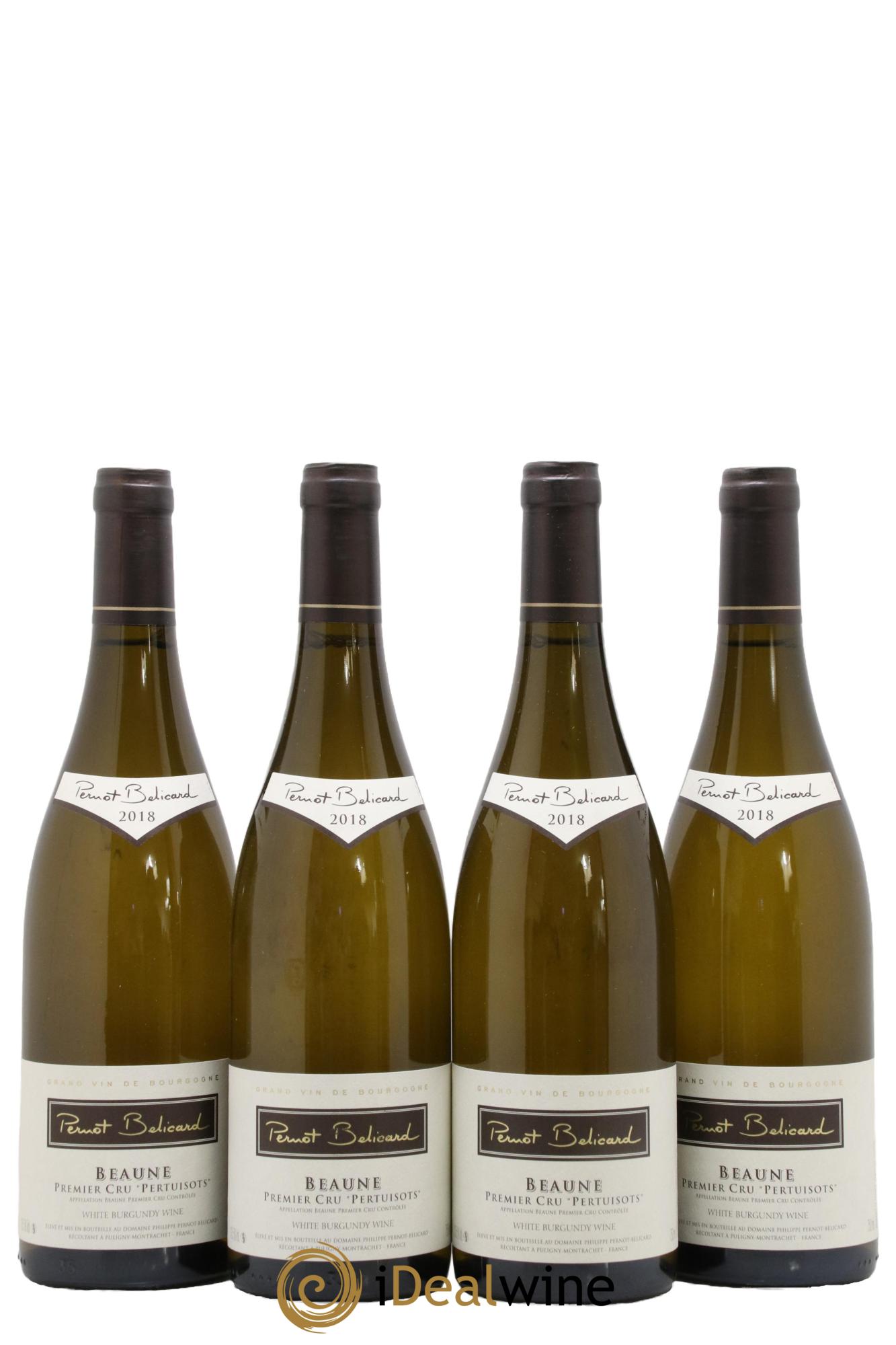Beaune 1er Cru Les Pertuisots Pernot-Belicard 2018 - Posten von 4 Flaschen - 0