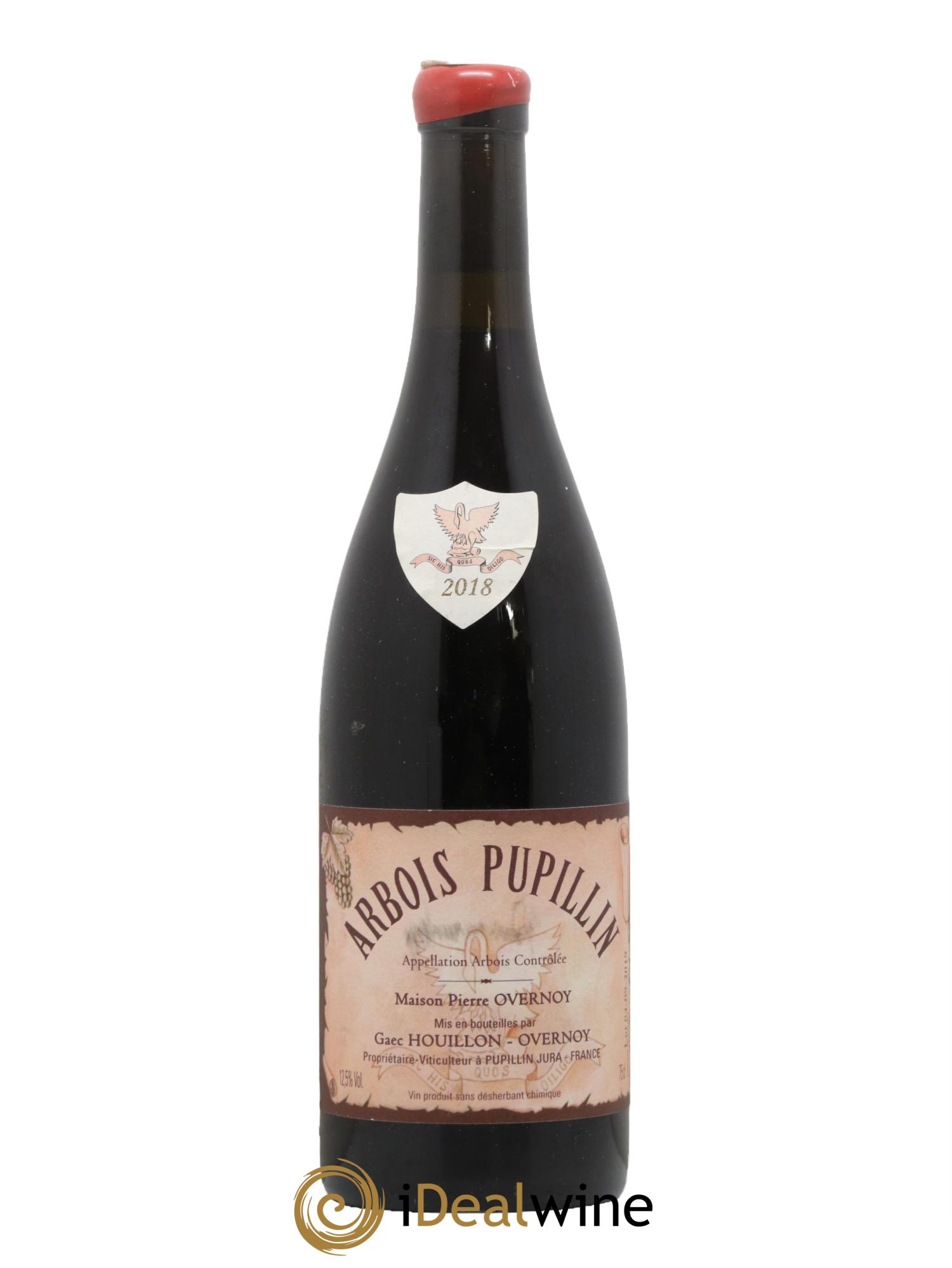 Arbois-Pupillin Poulsard (cire rouge) Overnoy-Houillon (Domaine) 2018 - Lot de 1 bouteille - 0