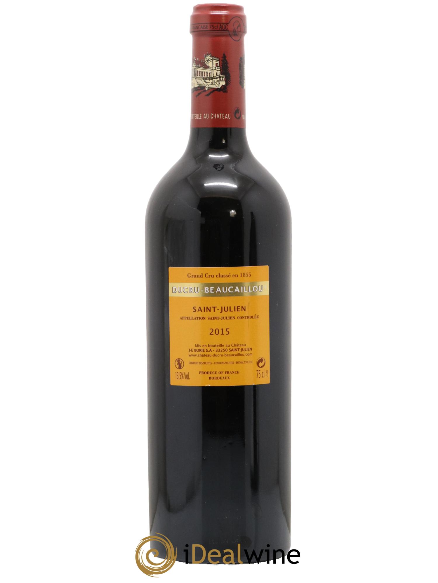 Château Ducru Beaucaillou 2ème Grand Cru Classé  2015 - Lot of 1 bottle - 1