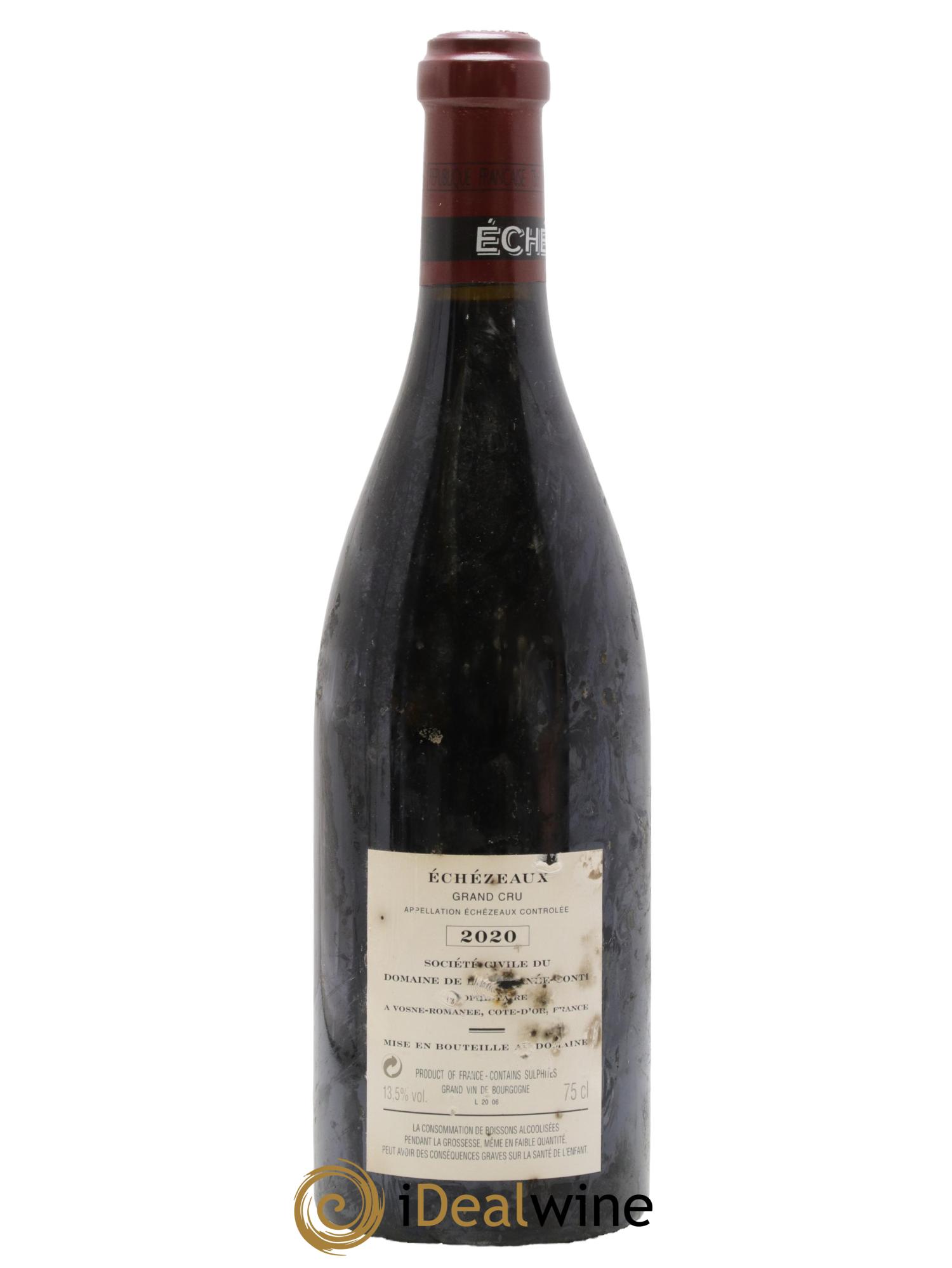 Echezeaux Grand Cru Domaine de la Romanée-Conti 2020 - Lot de 1 bouteille - 1