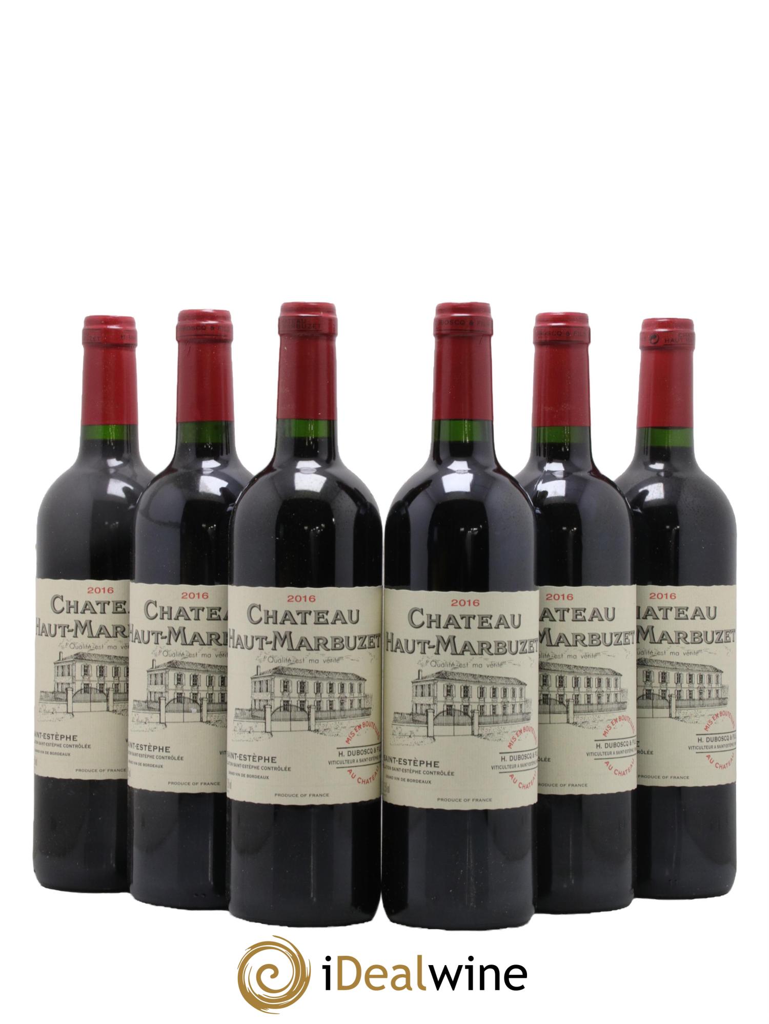 Château Haut Marbuzet 2016 - Lot de 6 bouteilles - 0