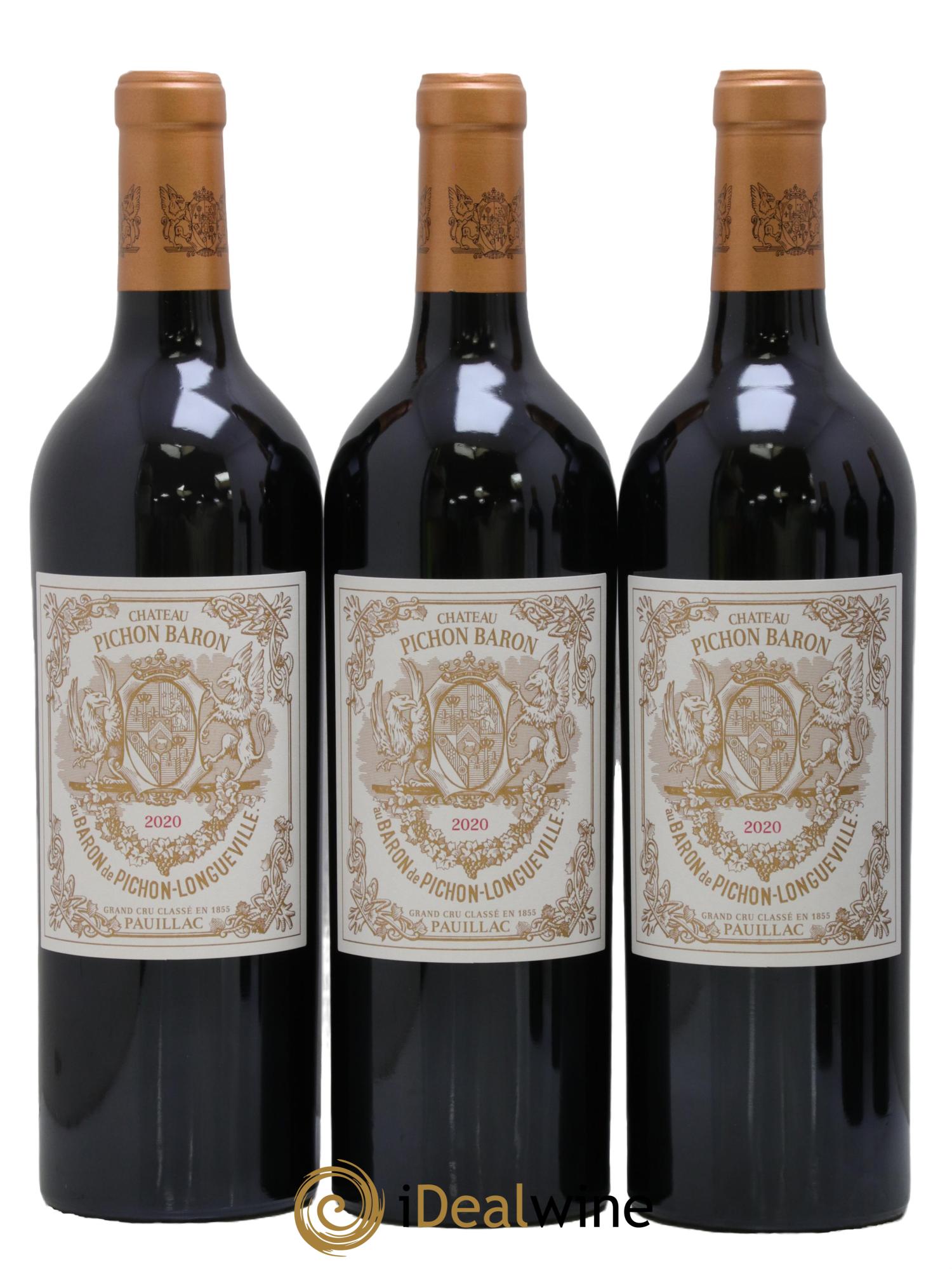 Pichon Longueville Baron 2ème Grand Cru Classé 2020 - Lot de 6 bouteilles - 1