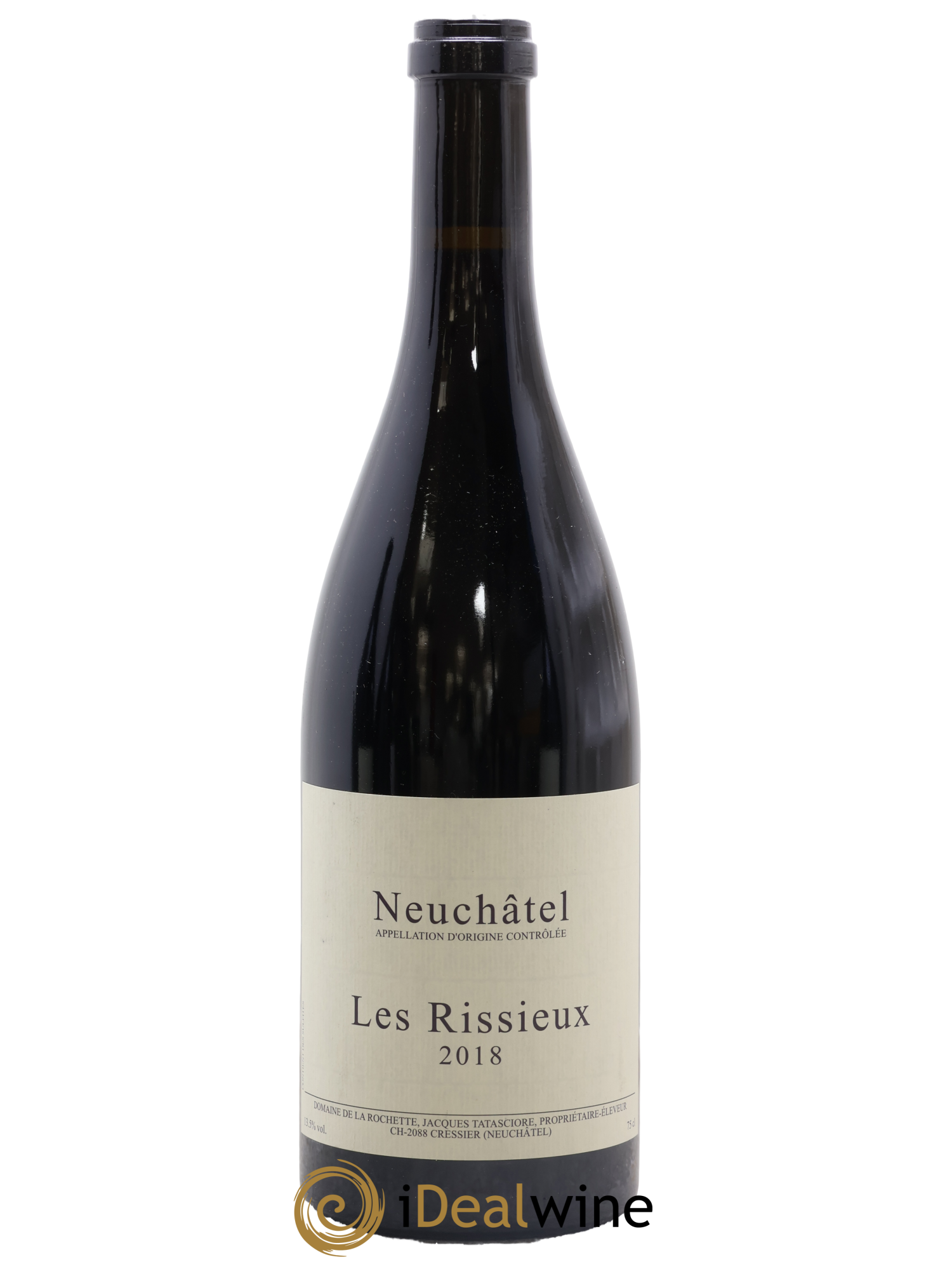 Neuchâtel Les Rissieux Jacques Tatasciore Domaine de la Rochette 2018 - Lot de 1 bouteille - 0