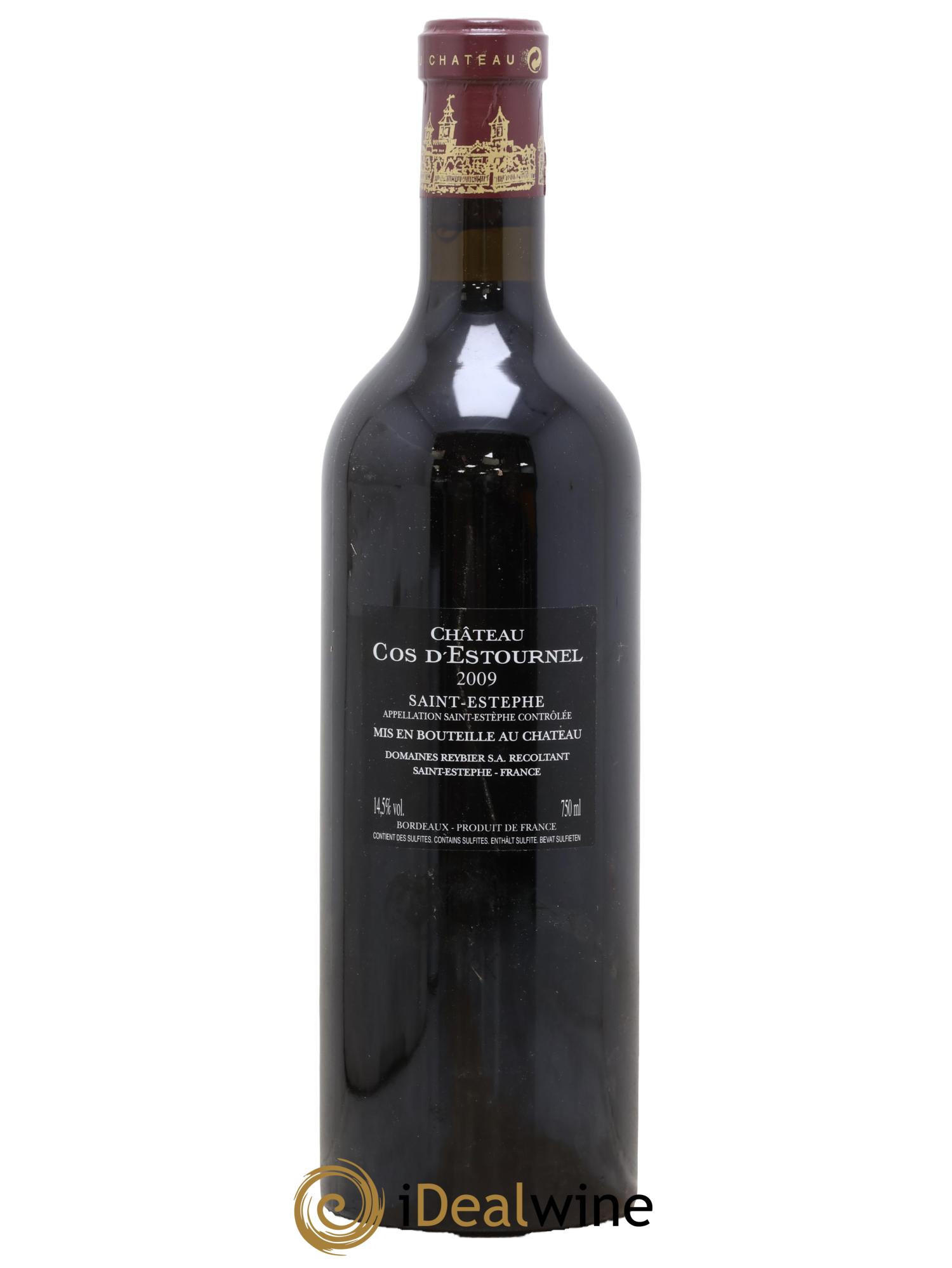Cos d'Estournel 2ème Grand Cru Classé 2009 - Lot de 1 bouteille - 1