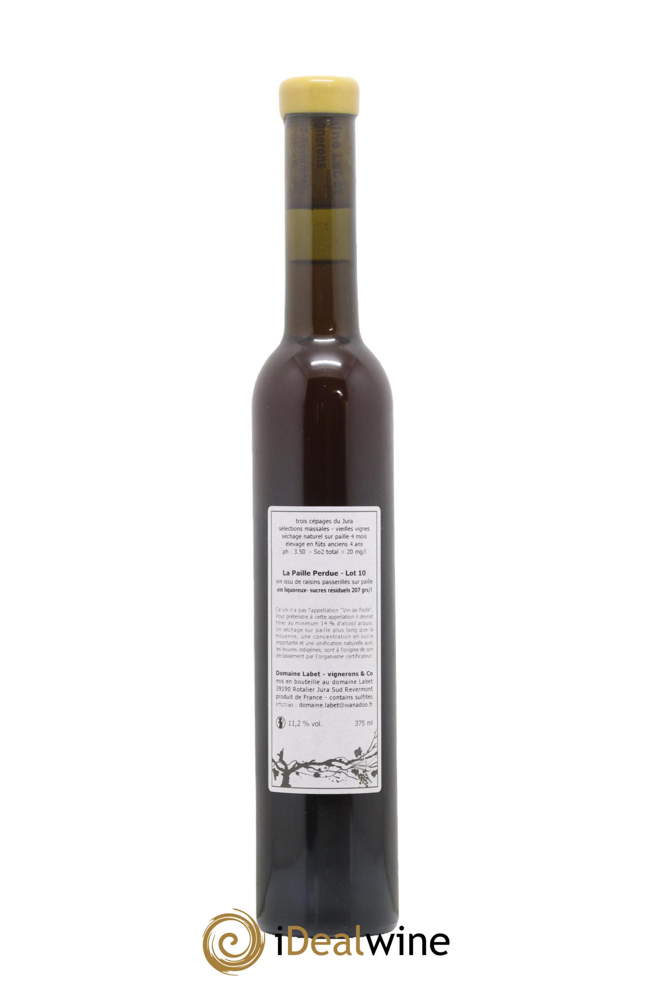 Vin de France Jura La Paille Perdue Domaine Labet 2010 - Lotto di 1 mezza bottiglia - 1