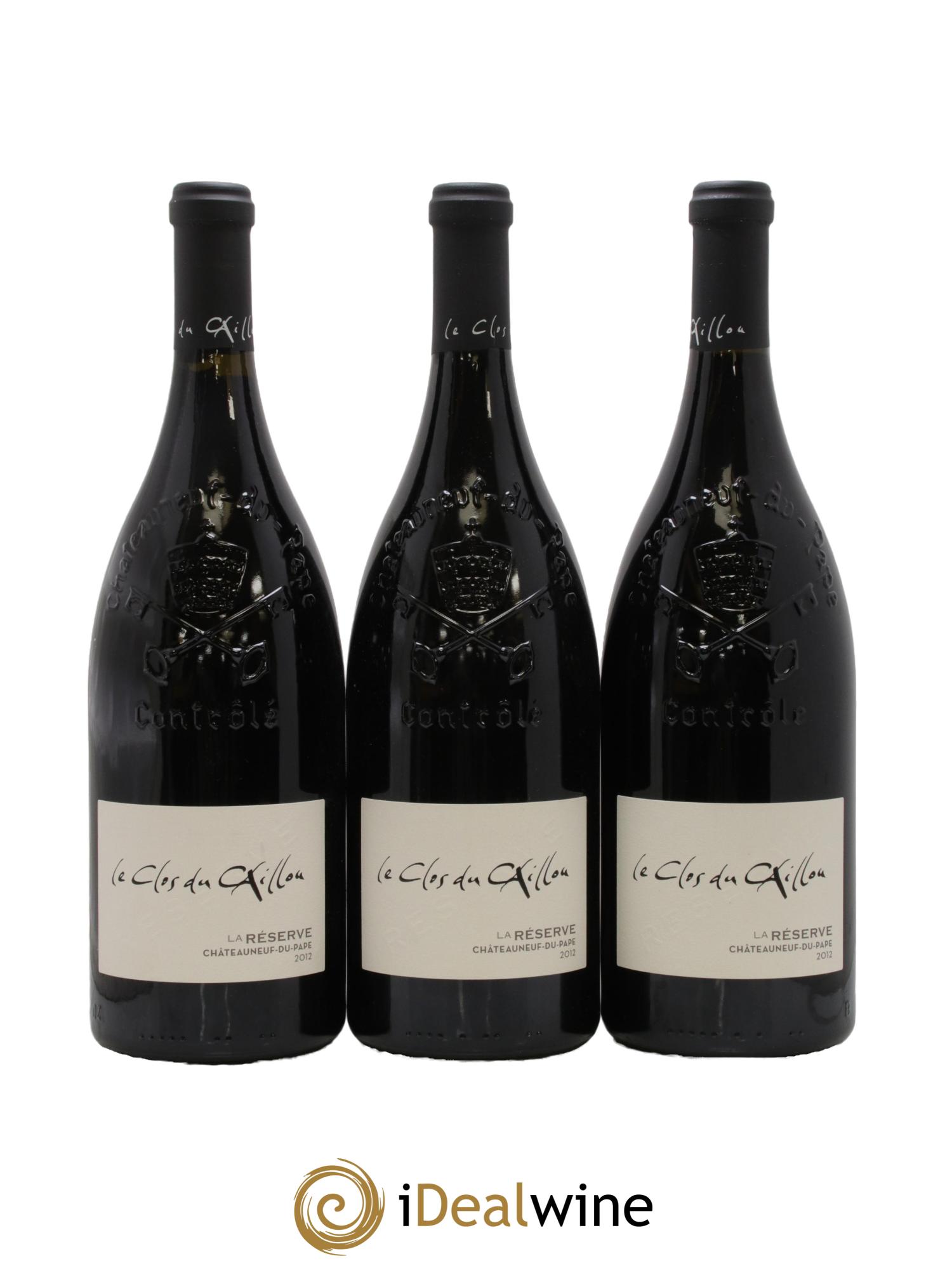 Châteauneuf-du-Pape Domaine Le Clos du Caillou Réserve Sylvie Vacheron  2012 - Lot de 3 magnums - 0