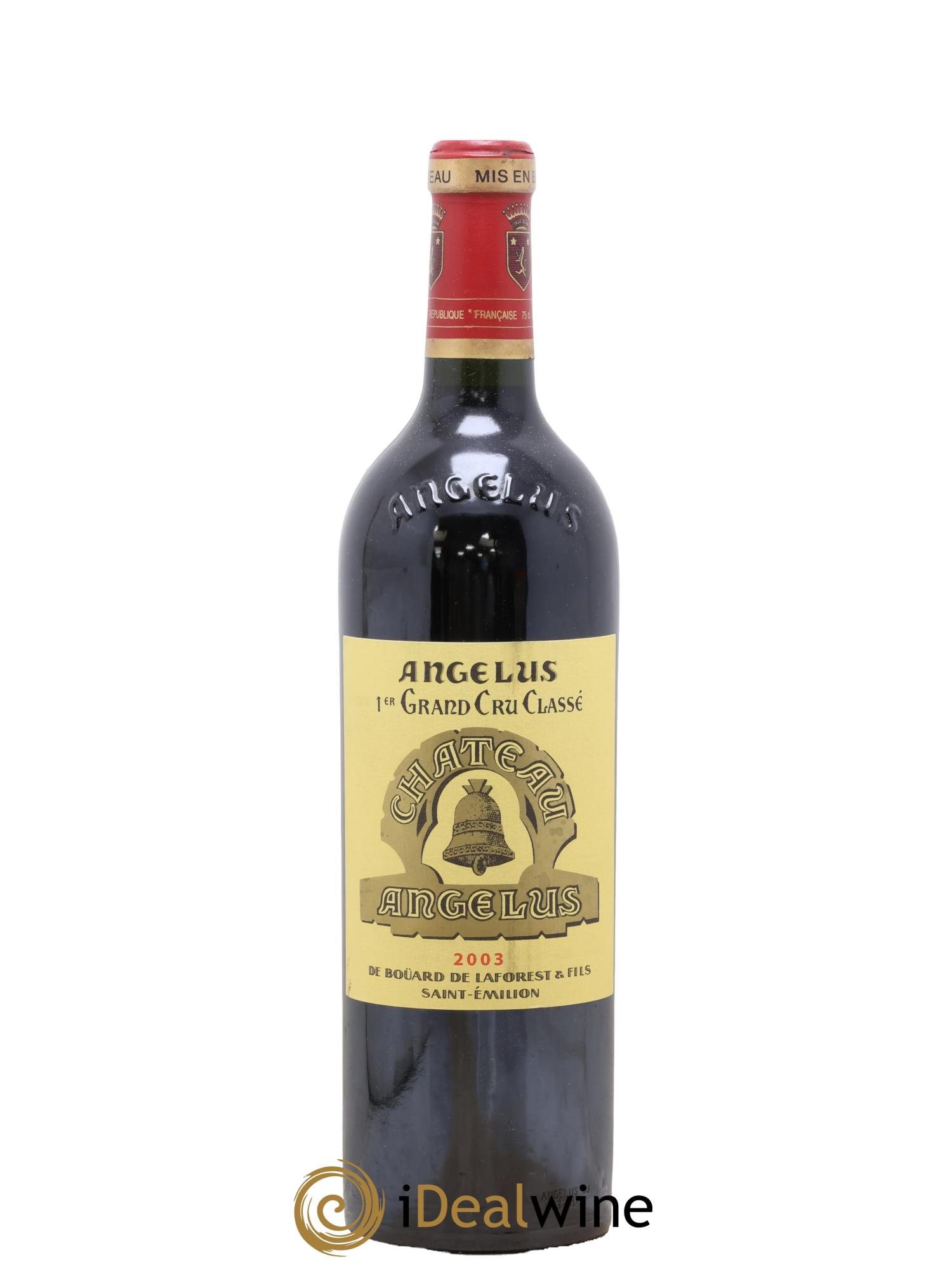 Château Angélus 1er Grand Cru Classé A 2003 - Lot de 1 bouteille - 0