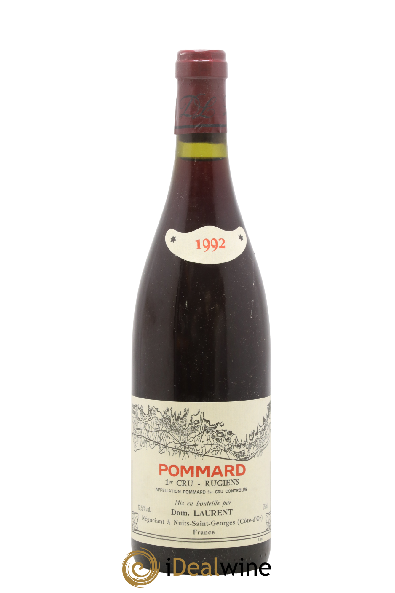 Pommard 1er Cru les Rugiens Laurent Père et Fils 1992 - Lot of 1 bottle - 0