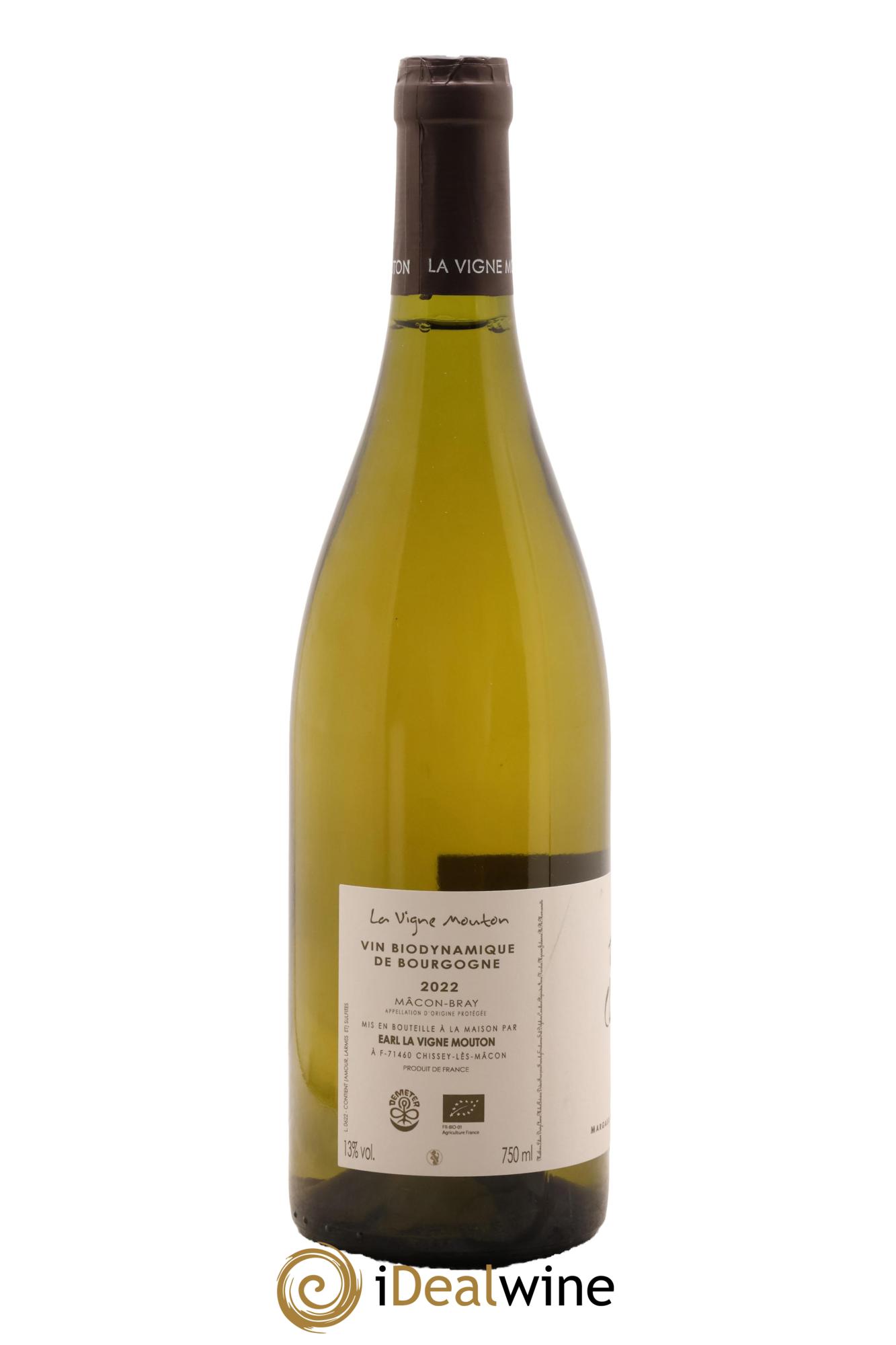 Mâcon Bray Terres De Chazeux Domaine La Vigne Mouton 2022 - Lotto di 1 bottiglia - 1