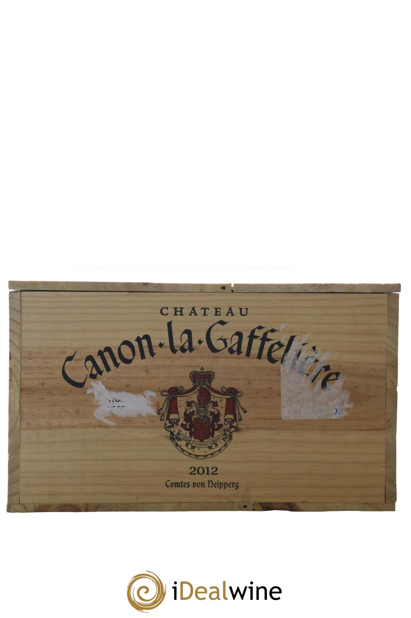 Château Canon la Gaffelière 1er Grand Cru Classé B 2012 - Lot of 12 bottles - 1