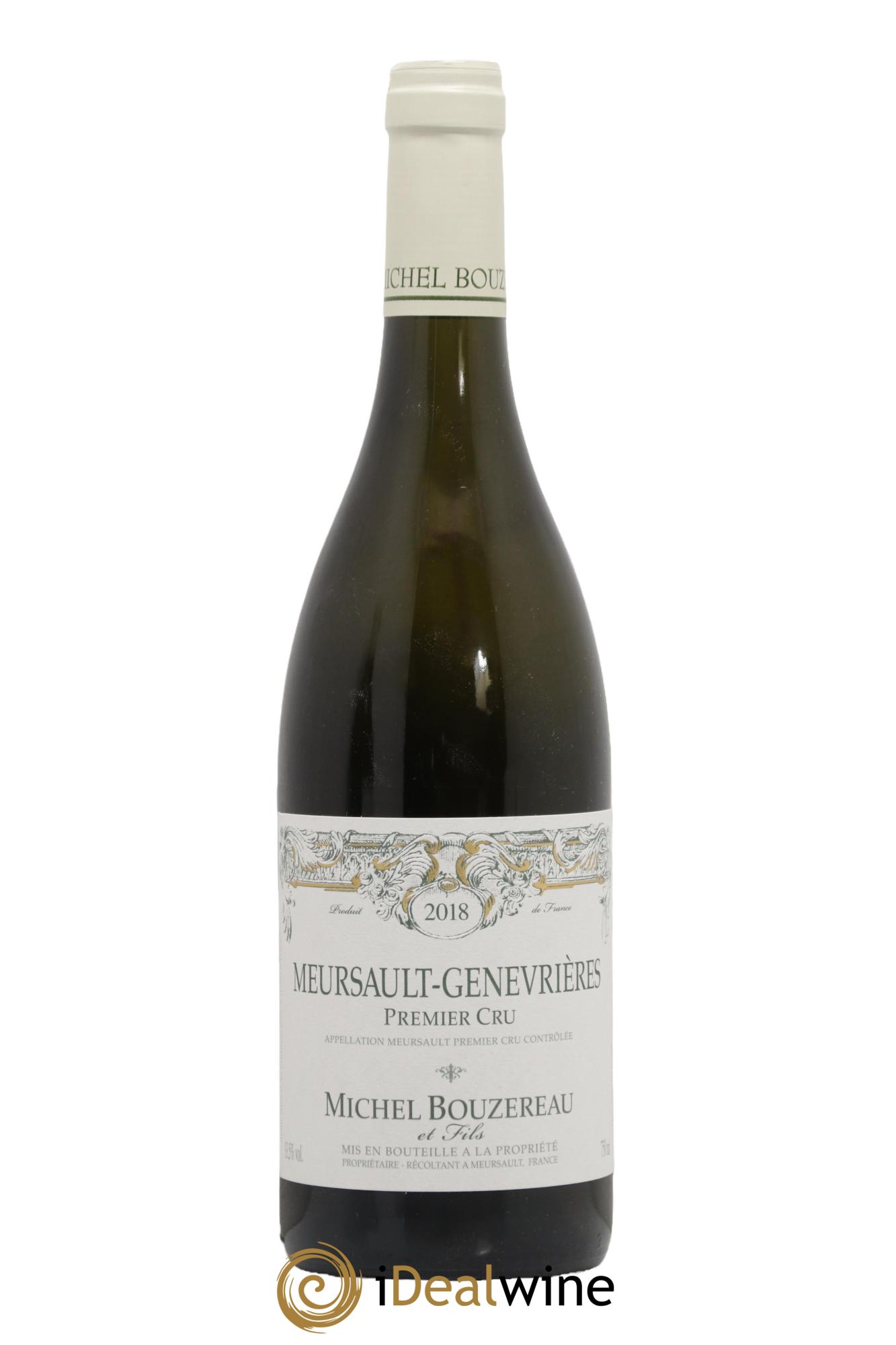 Meursault 1er Cru Les Genevrières Michel Bouzereau et Fils (Domaine) 2018 - Lot de 1 bouteille - 0