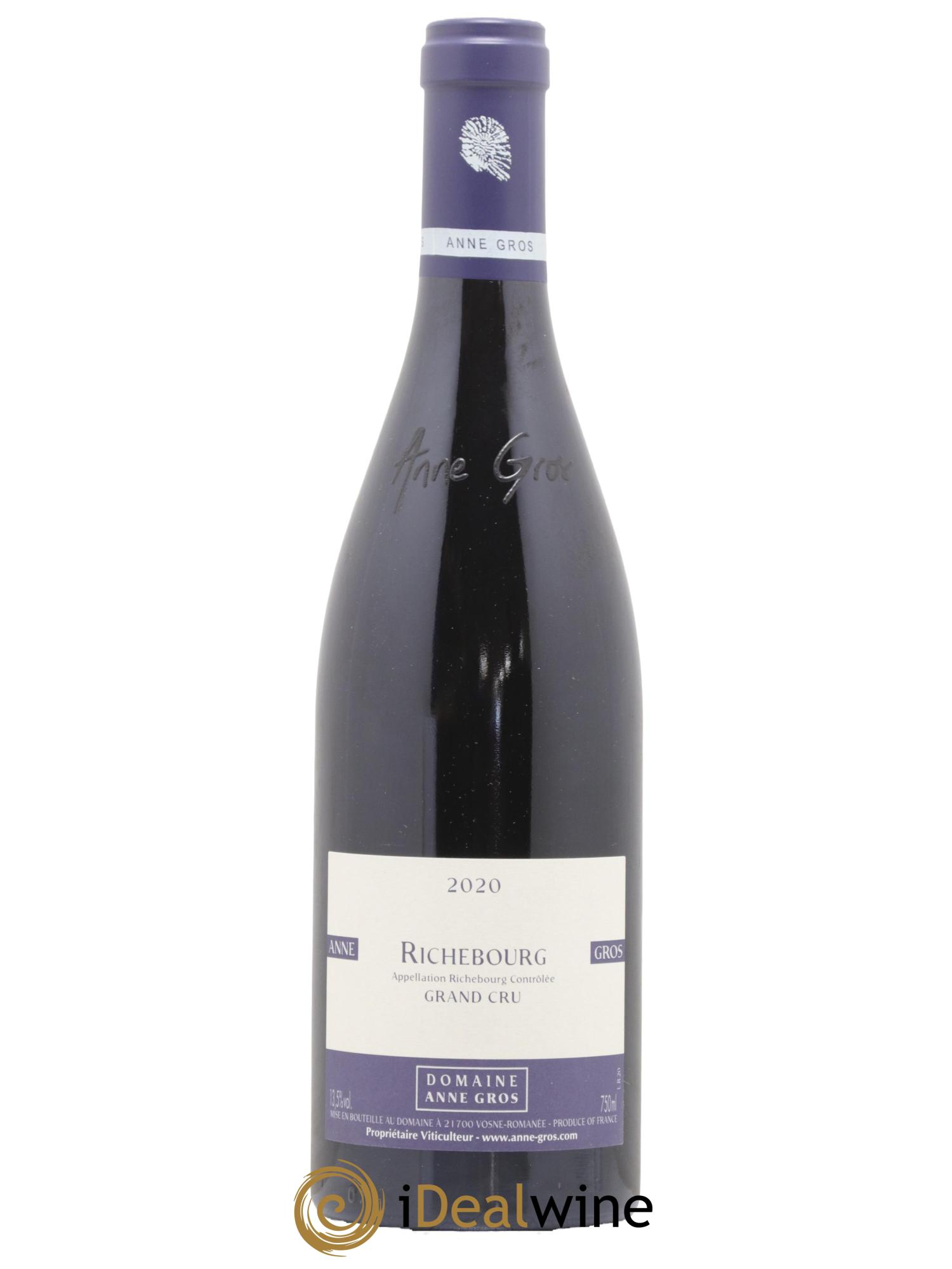 Richebourg Grand Cru Anne Gros 2020 - Lot de 1 bouteille - 0