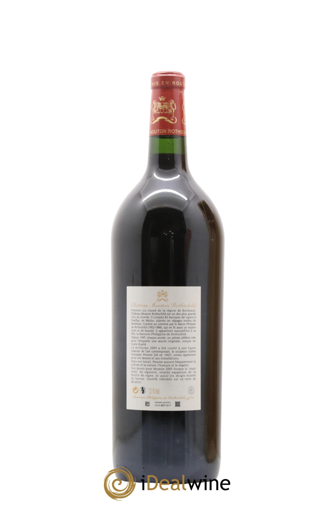 Château Mouton Rothschild 1er Grand Cru Classé 2005 - Posten von 1 Magnum - 2