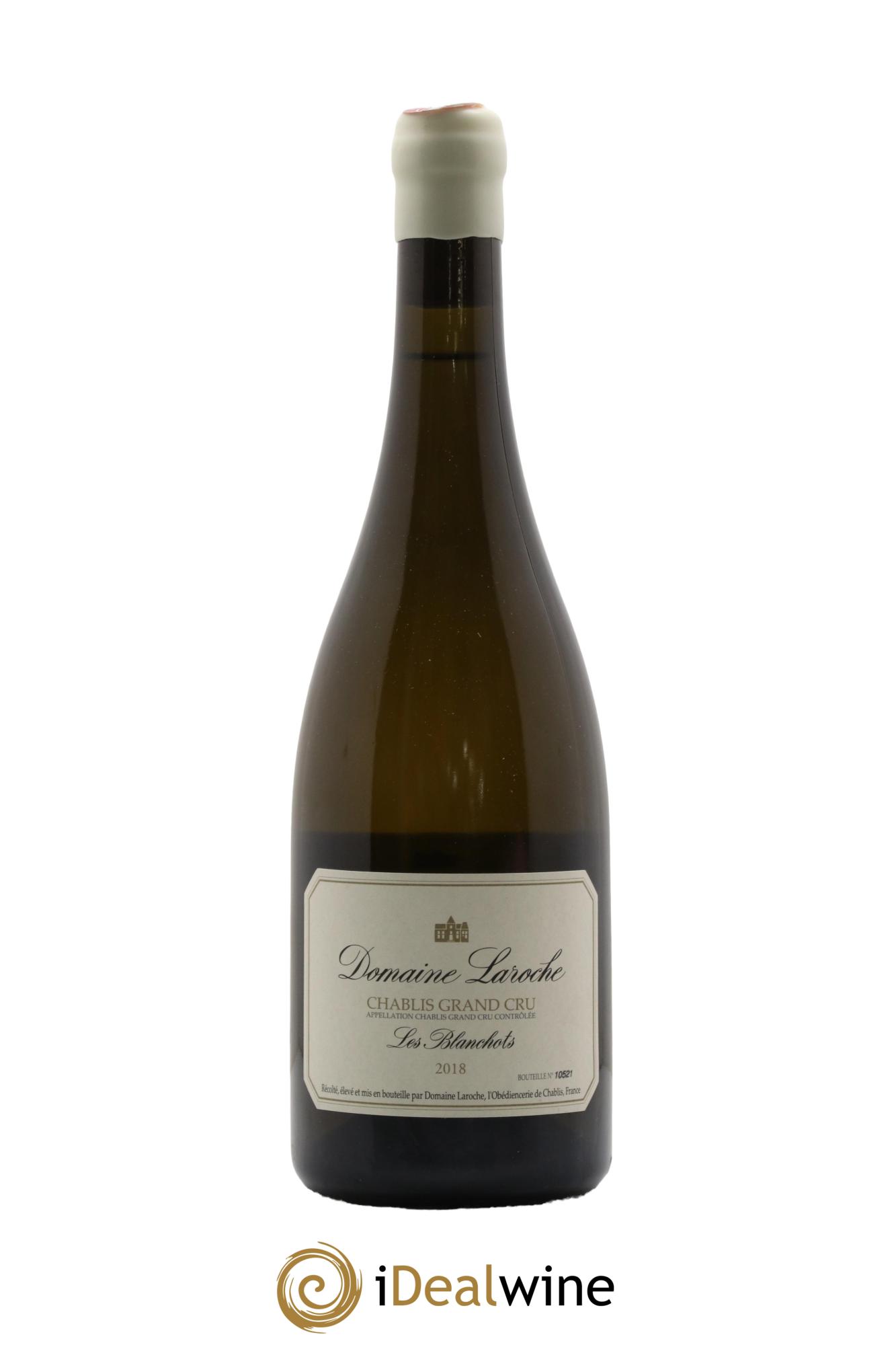 Chablis Grand Cru Les Blanchots Domaine Laroche 2018 - Lot de 1 bouteille - 0