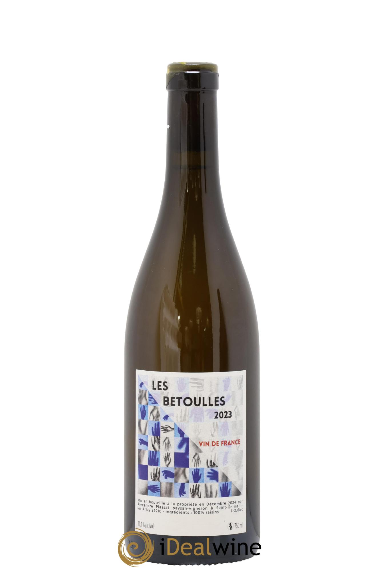Vin de France Les Betoulles Alexandre Plassat 2023 - Lot of 1 bottle - 0