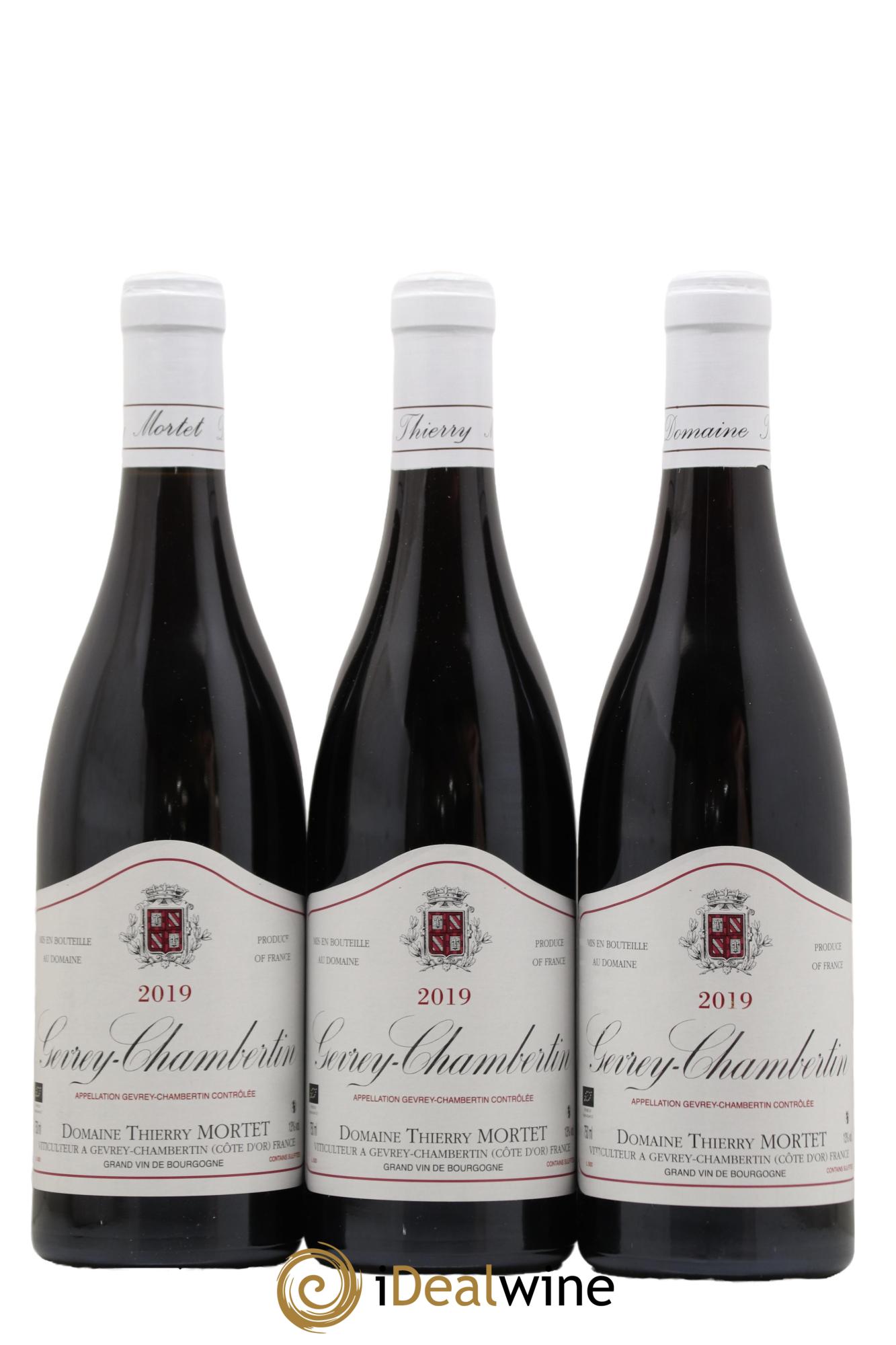 Gevrey-Chambertin Thierry Mortet (Domaine) 2019 - Lot de 3 bouteilles - 0
