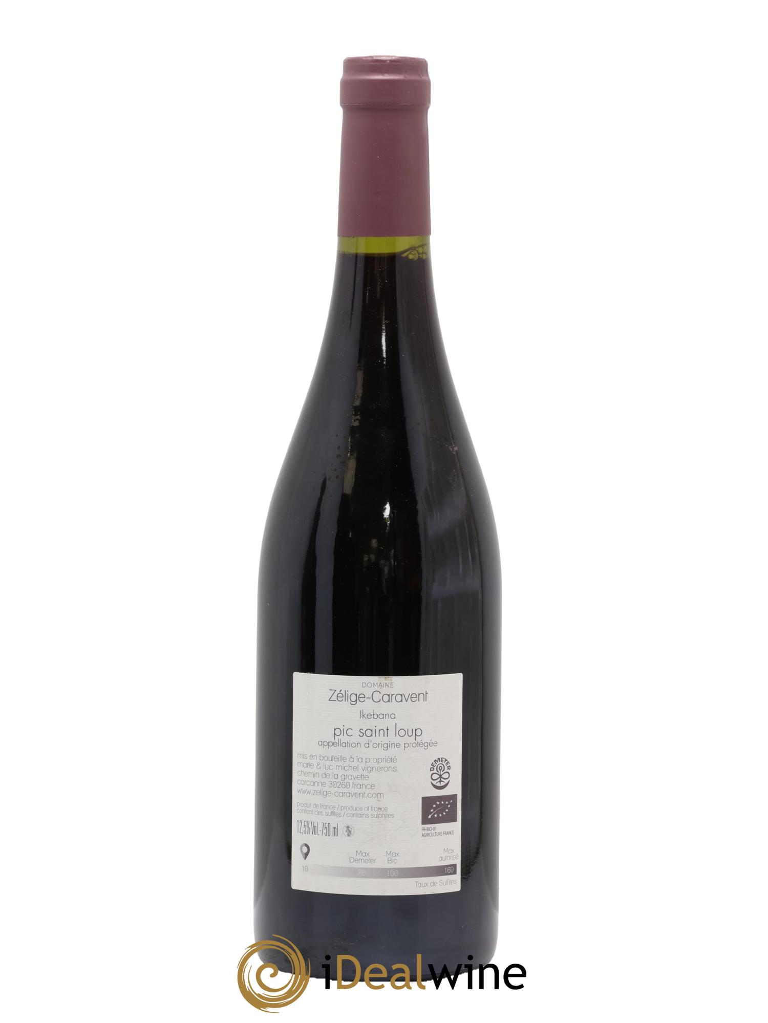 Pic Saint-Loup Ikebana Zelige Caravent 2017 - Lotto di 1 bottiglia - 1