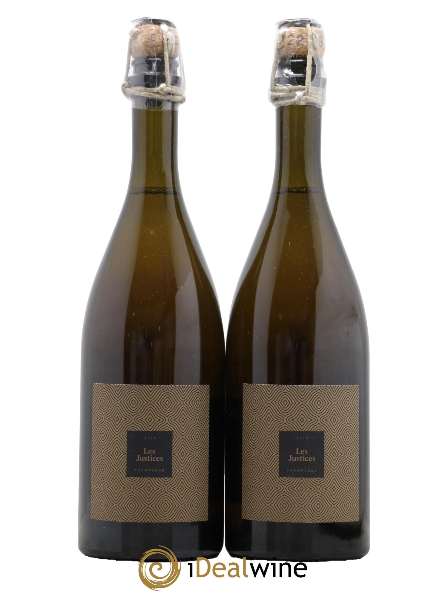 Champagne Les Justices Zéro Dosage Bourgeois-Diaz 2017 - Lot de 2 bouteilles - 0