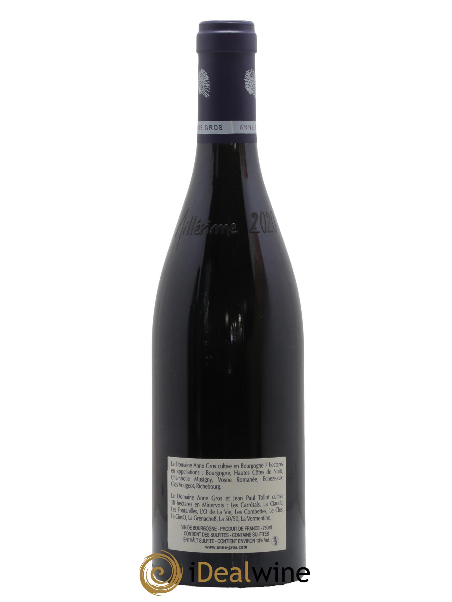 Clos de Vougeot Grand Cru Le Grand Maupertui Anne Gros  2020 - Lotto di 1 bottiglia - 1