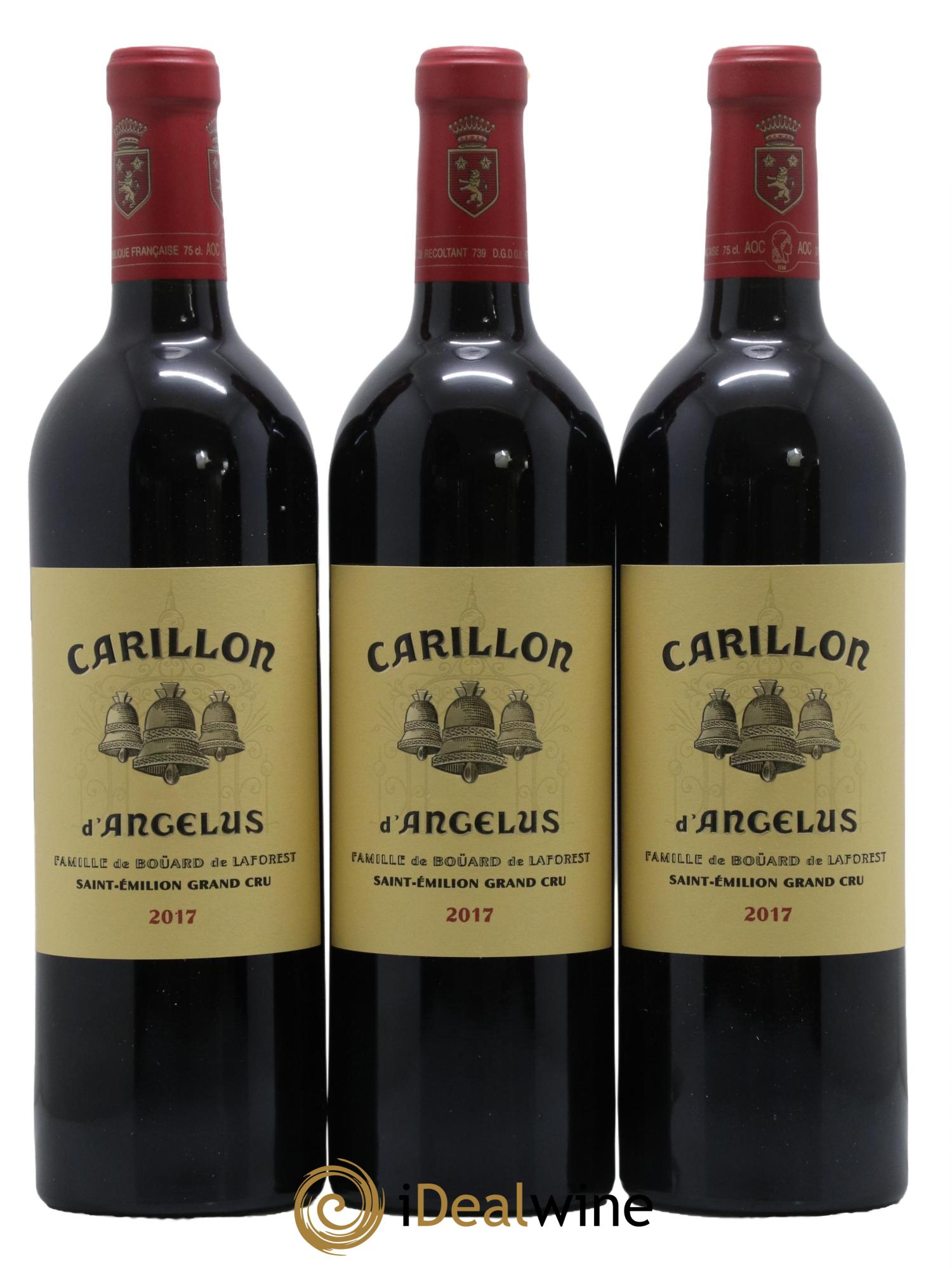 Le Carillon de l'Angélus Second Vin 2017 - Lot de 3 bouteilles - 0