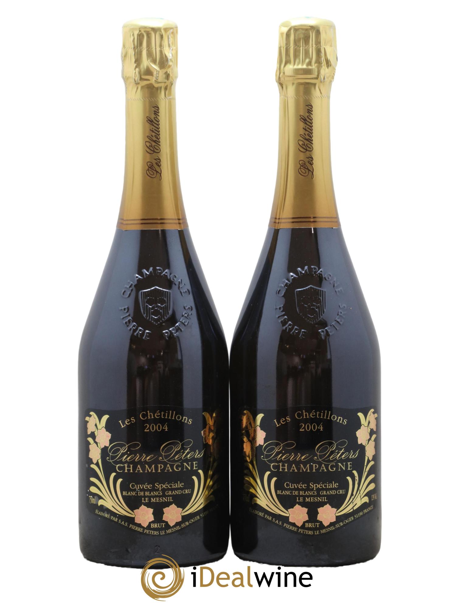 Cuvée Spéciale les Chétillons Blanc de Blancs Brut Pierre Péters 2004 - Lot de 2 bouteilles - 0