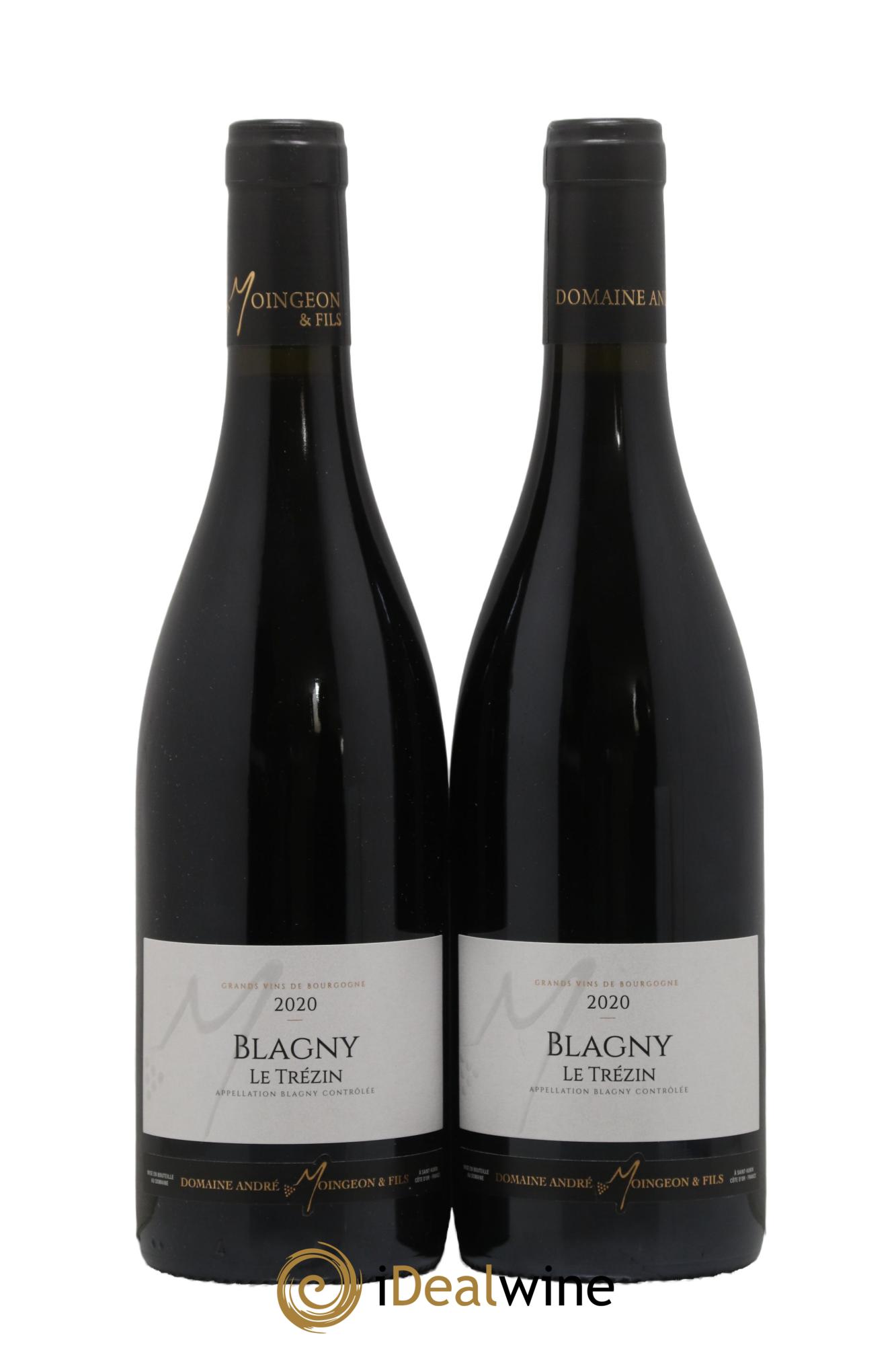 Blagny Le Trézin Domaine Moingeon 2020 - Lot de 2 bouteilles - 0