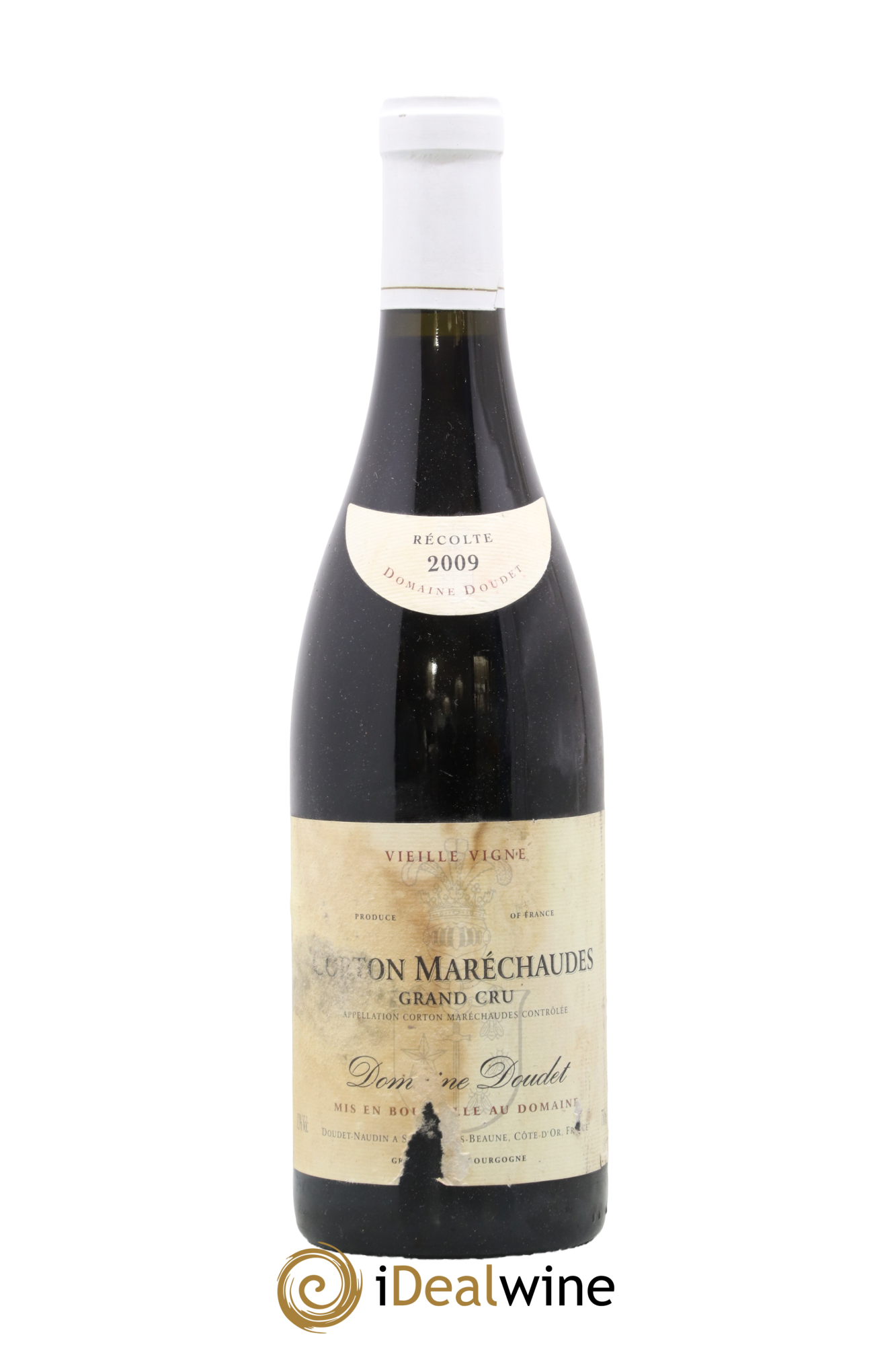 Corton Grand Cru Maréchaudes Vieille Vigne Domaine Doudet 2009 - Lot de 1 bouteille - 0