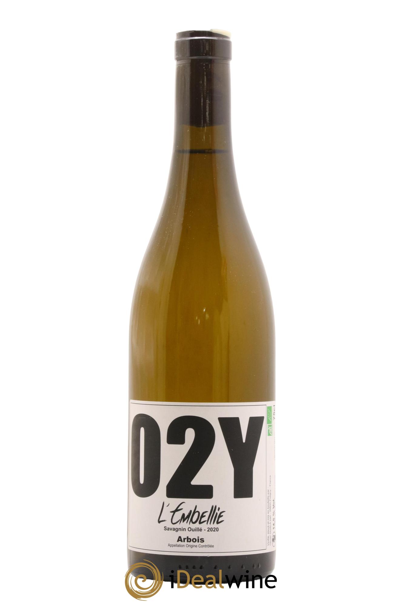 Vin de France Savagnin Ouille L'Embellie O2Y 2021 - Lot de 1 bouteille - 0