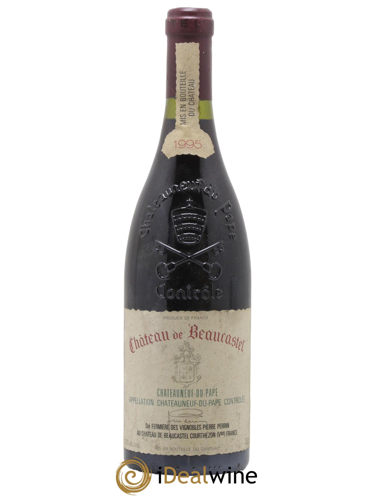 Châteauneuf-du-Pape Château de Beaucastel Famille Perrin 1995 - Lot de 1 bouteille - 0