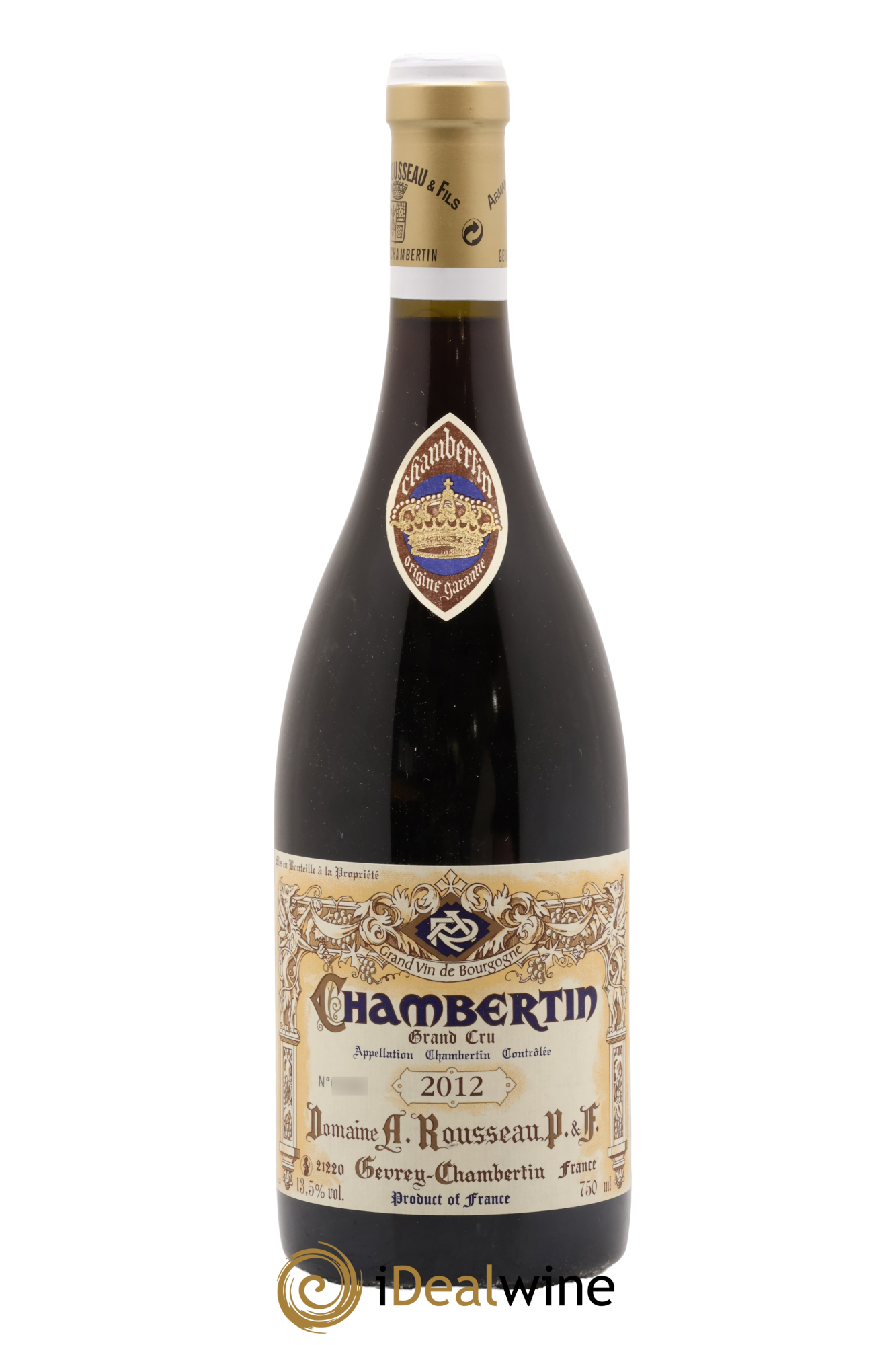 Chambertin Grand Cru Armand Rousseau (Domaine) 2012 - Lote de 1 botella - 0