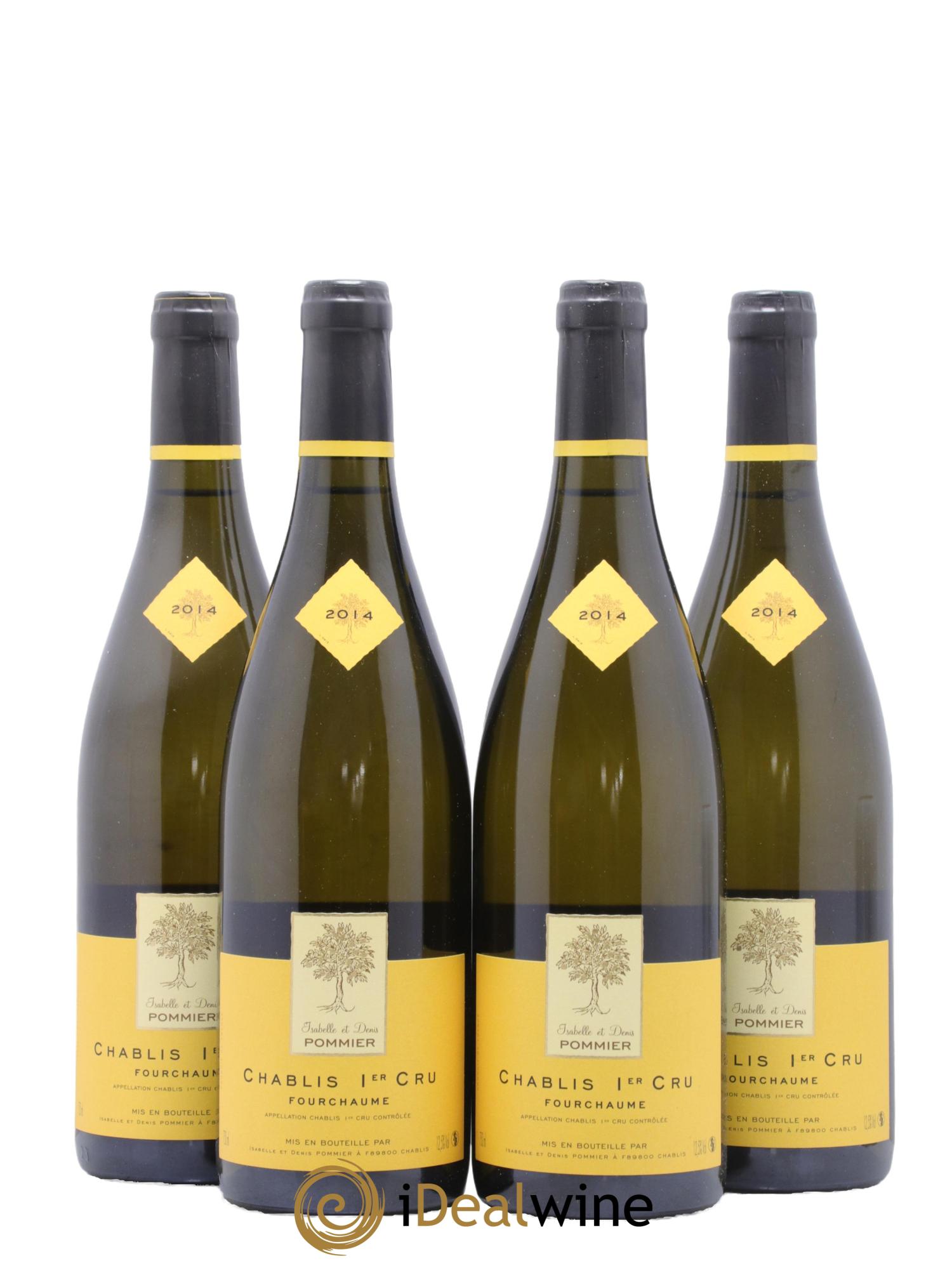 Chablis 1er Cru Fourchaume Domaine Pommier 2014 - Lot de 4 bouteilles - 0
