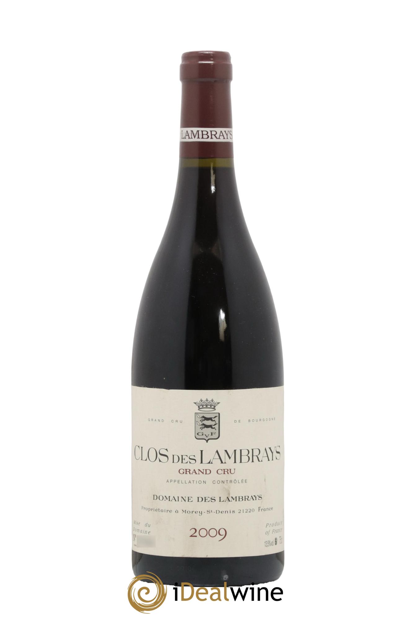 Clos des Lambrays Grand Cru Domaine des Lambrays 2009 - Lot de 1 bouteille - 0