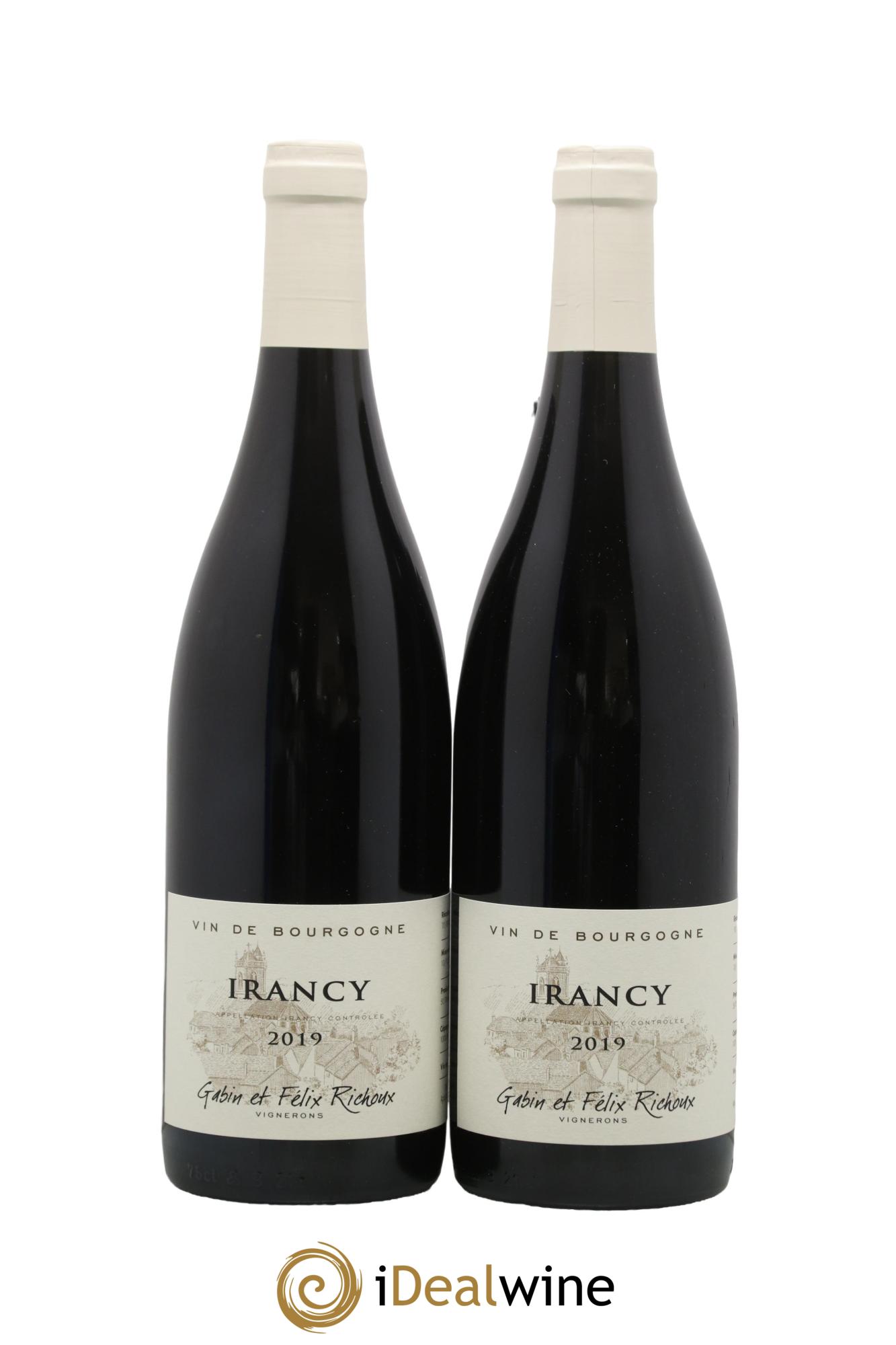 Irancy Gabin et Felix Richoux 2019 - Lot de 2 bouteilles - 0