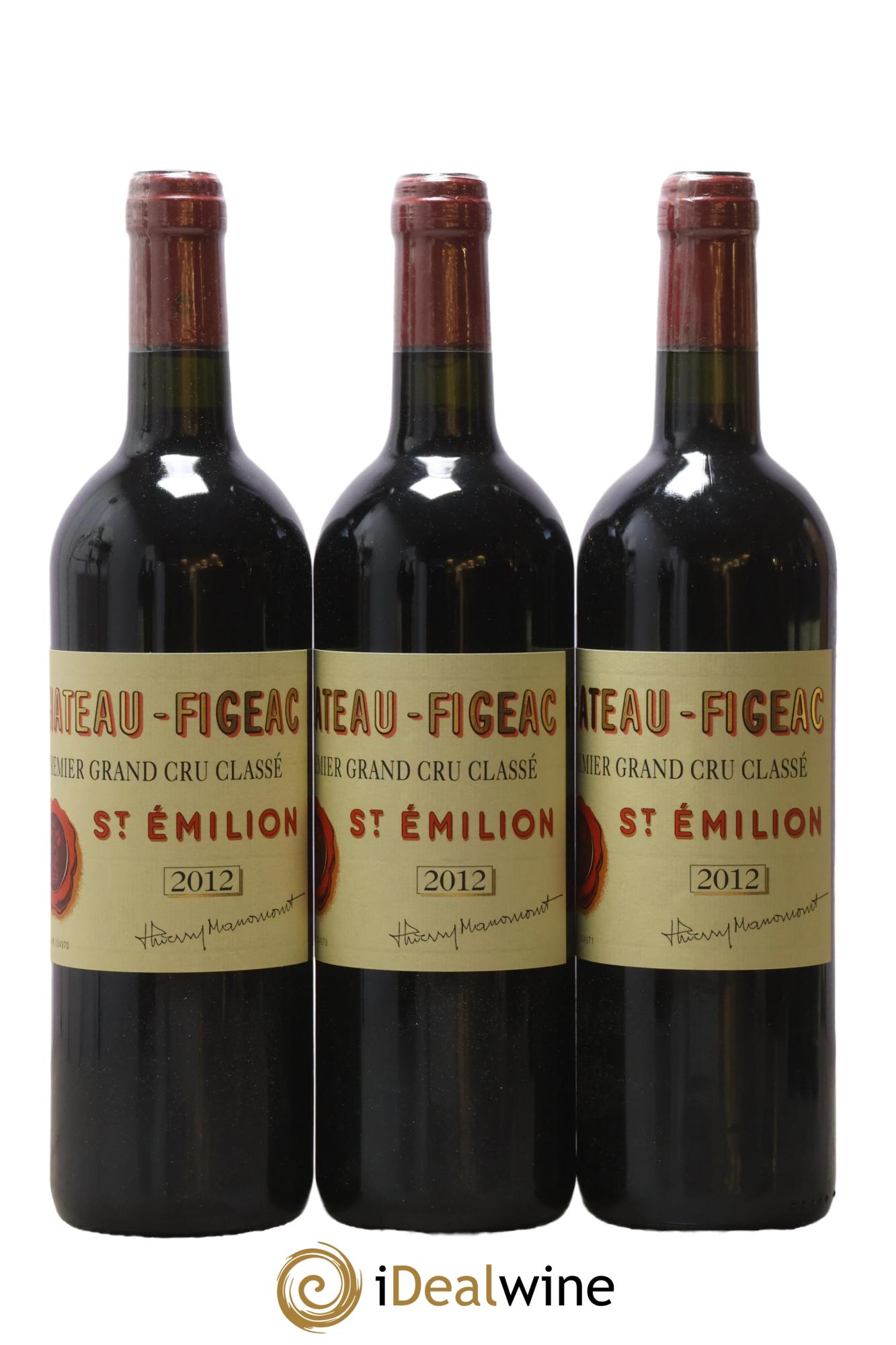Château Figeac 1er Grand Cru Classé A 2012 - Lotto di 12 bottiglie - 3