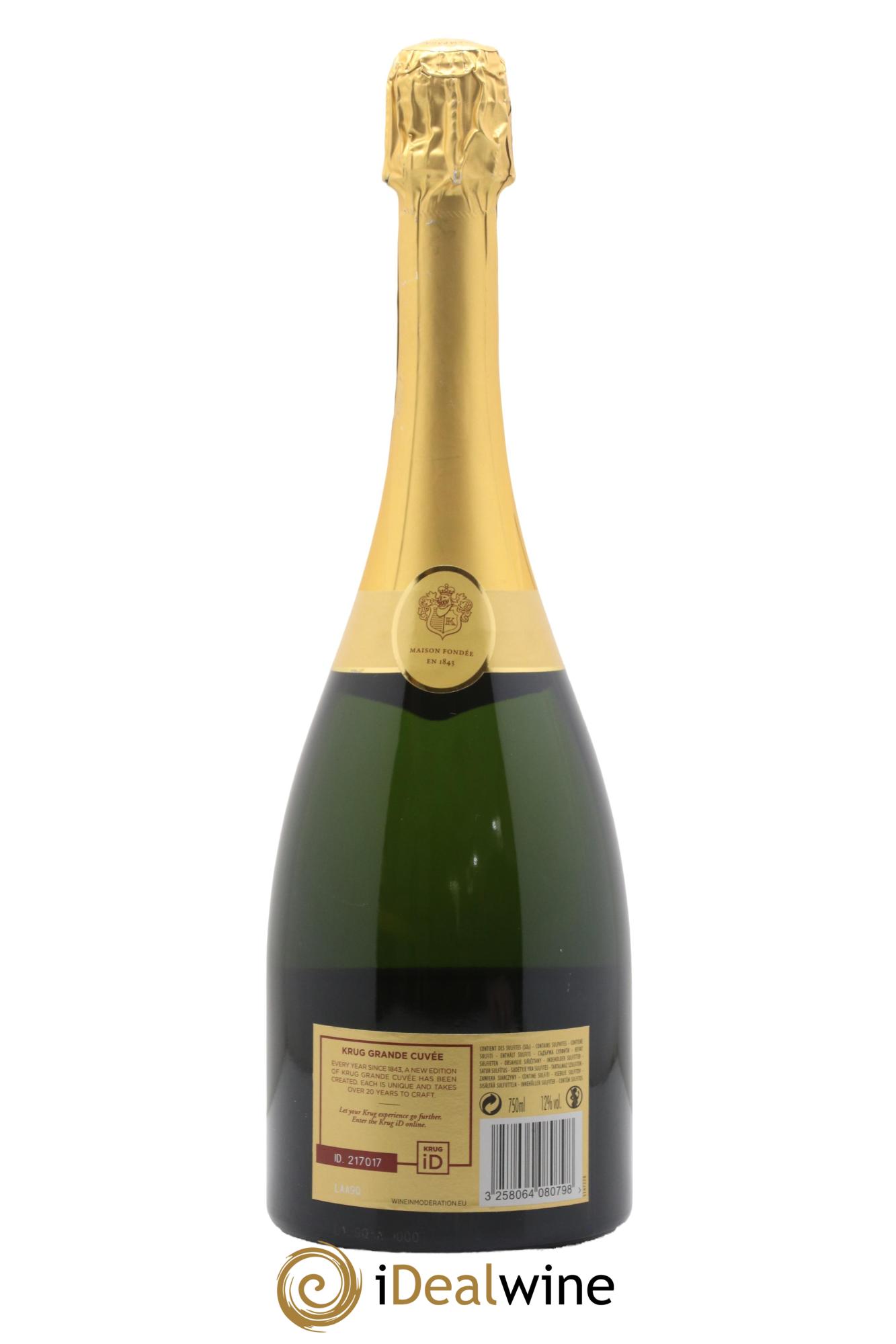 Grande Cuvée - 166ème édition Krug - Lot of 1 bottle - 1
