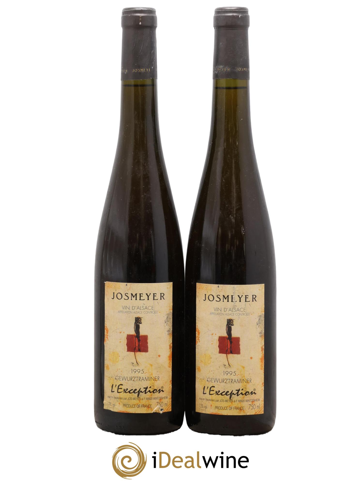 Alsace Gewurtraminer L'Exception Josmeyer 1995 - Lot de 2 bouteilles - 0