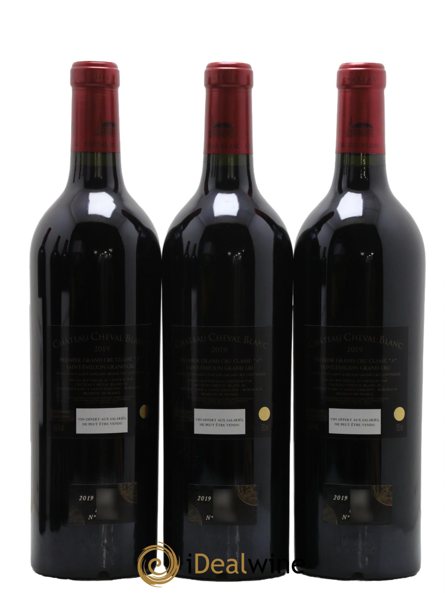 Château Cheval Blanc 1er Grand Cru Classé A 2019 - Posten von 6 Flaschen - 2