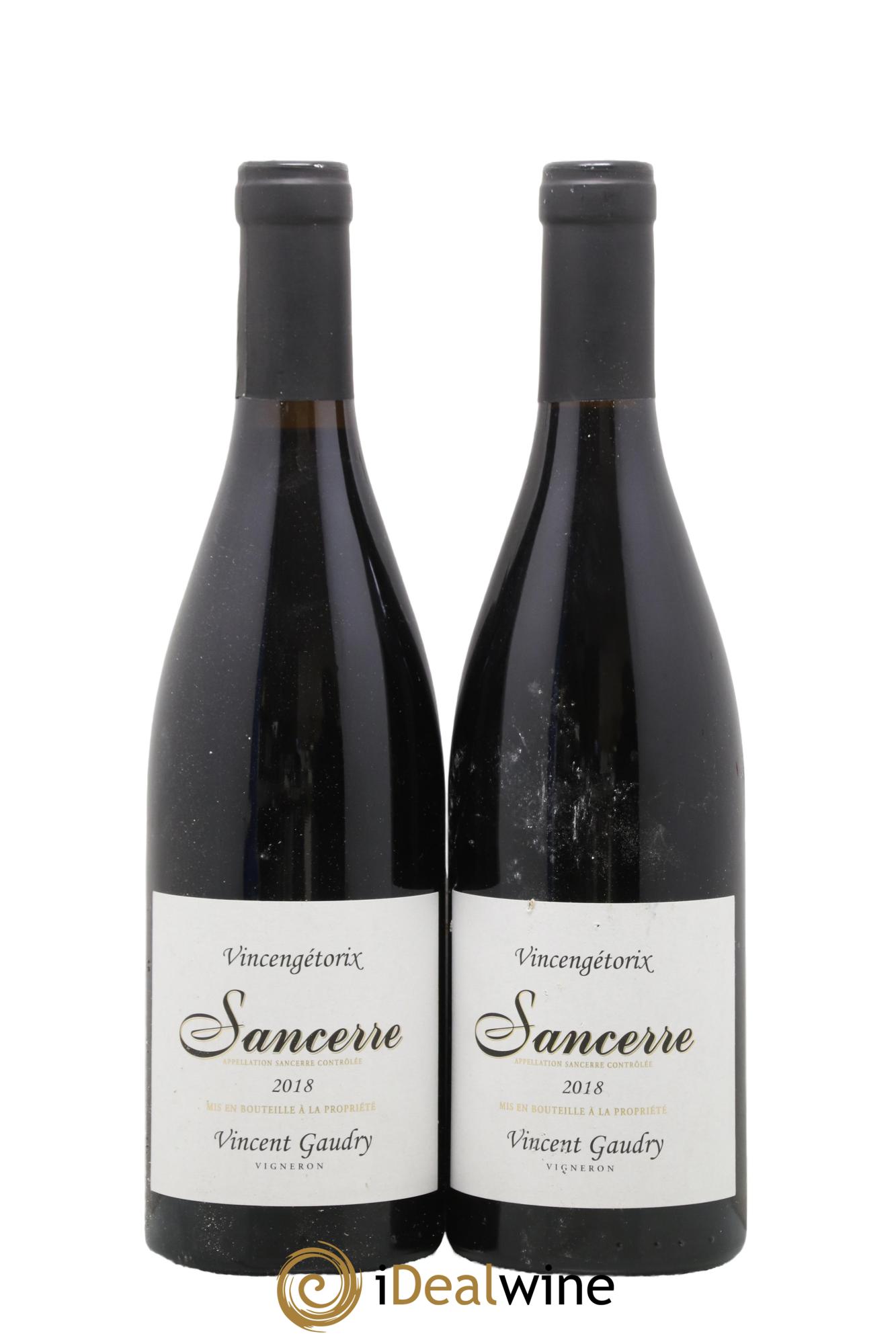 Sancerre Vincengetorix Vincent Gaudry 2018 - Lot de 2 bouteilles - 0
