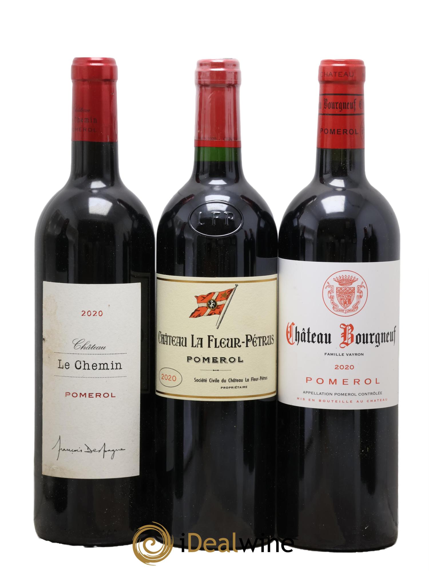 Caisse Prestige PETRUS/TROTANOY/LAFLEUR PETRUS/ LAGRANGE/ BEL AIR MONANGE/ LAGRAVE/ LE CHEMIN A POMEROL/ BOURGNEUF/ CERTAN DE MAY/ BEAUSEJOUR/ GAZIN/ LAFLEUR GAZIN 2020 - Lot de 12 bouteilles - 3