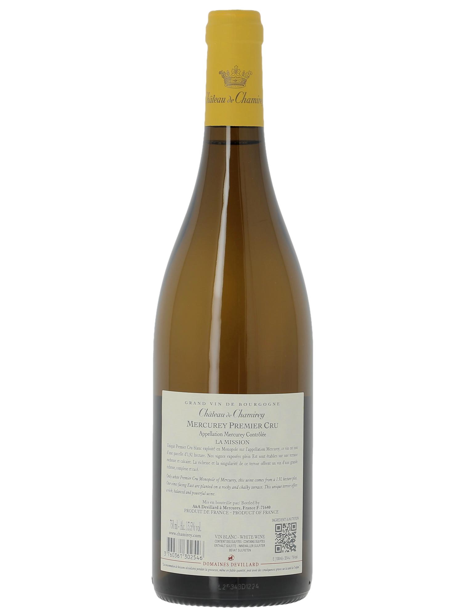 Mercurey 1er Cru La Mission Château de Chamirey 2024 - Lot de 1 bouteille - 1