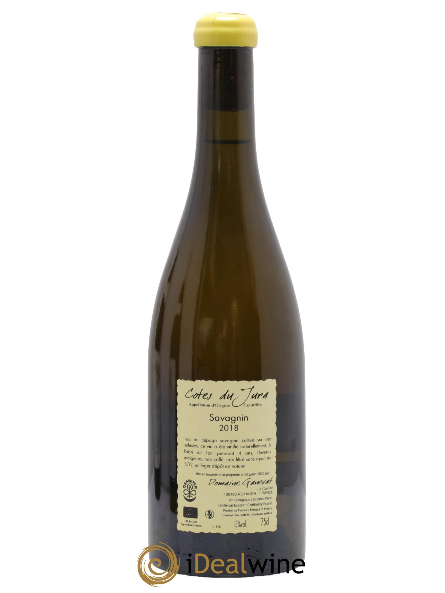 Côtes du Jura Savagnin En Billat Jean-François Ganevat (Domaine) 2018 - Lot de 1 bouteille - 1