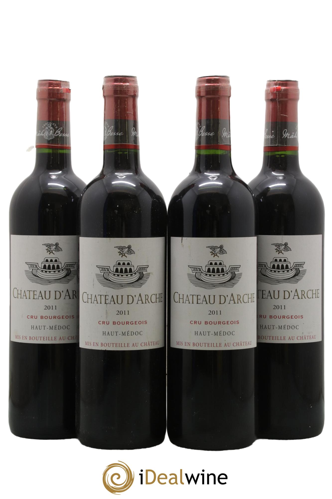 Château d'Arche Cru Bourgeois 2011 - Lot de 4 bouteilles - 0