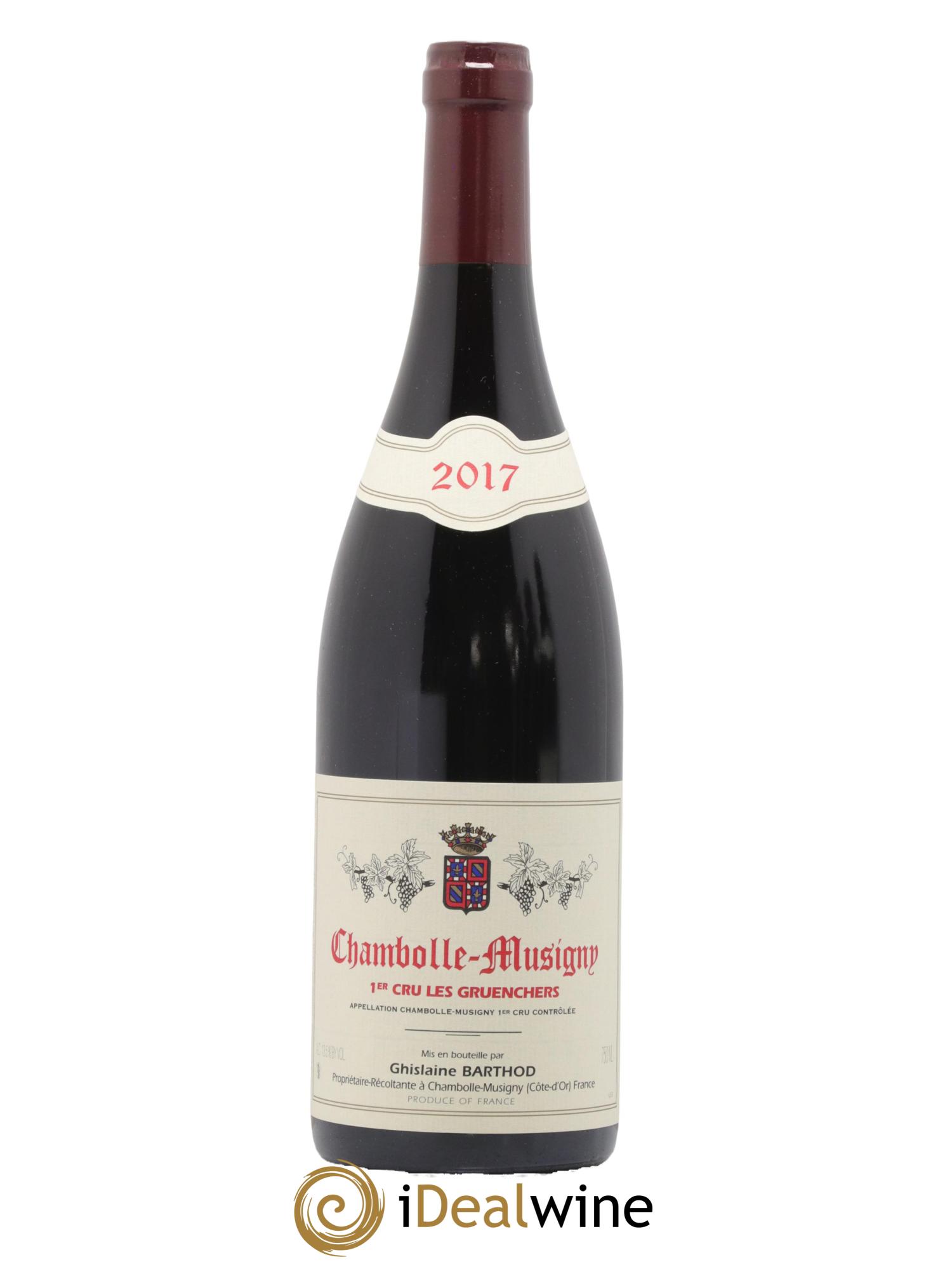 Chambolle-Musigny 1er Cru Les Gruenchers Ghislaine Barthod 2017 - Lot de 1 bouteille - 0