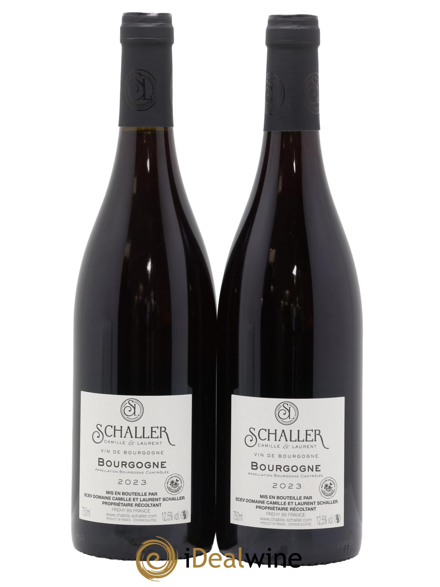 Bourgogne Pinot Noir Camille & Laurent Schaller 2023 - Lot de 2 bouteilles - 1