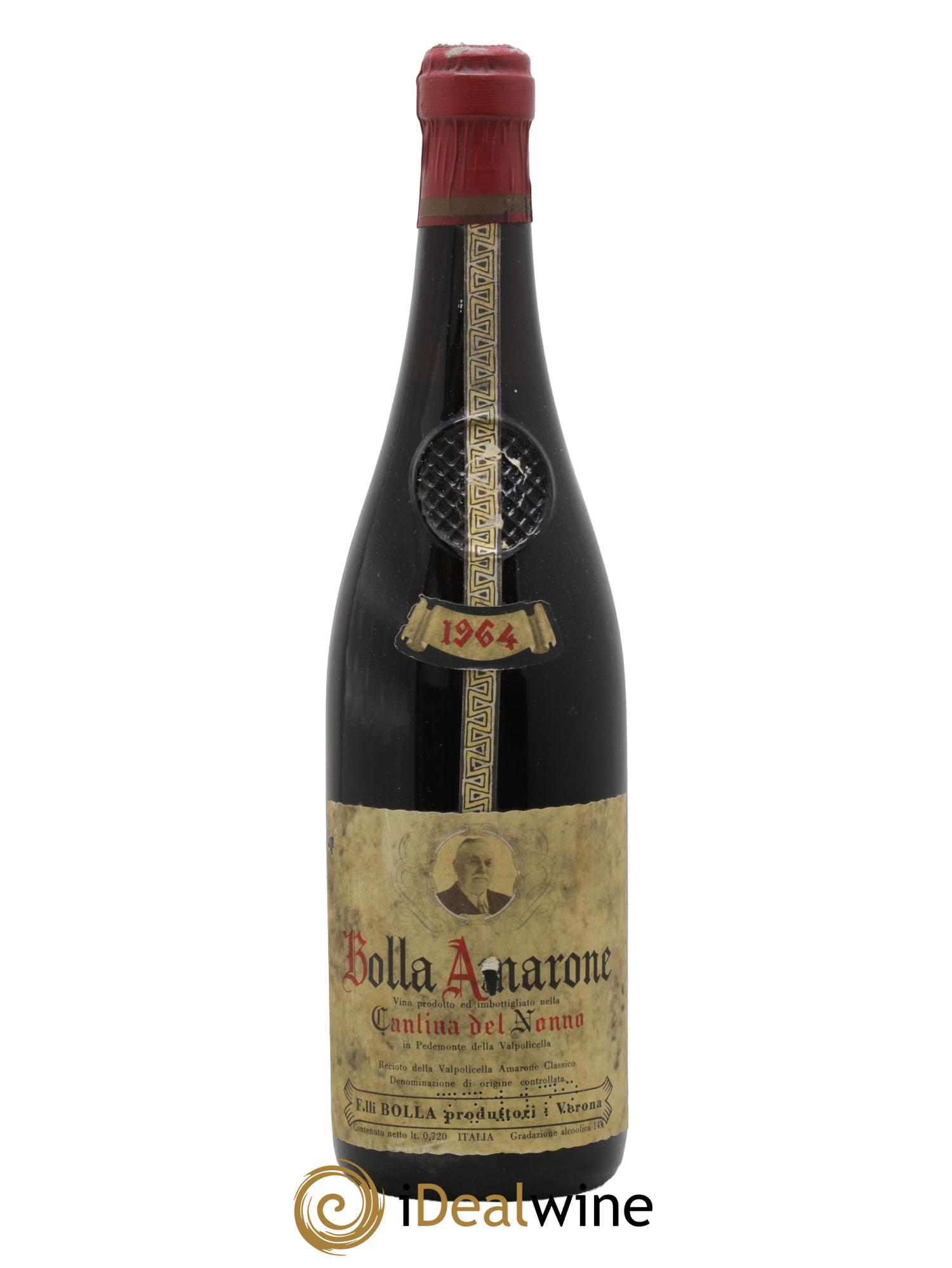 Amarone della Valpolicella DOC Bolla Cantina Del Nonna 1964 - Lot de 1 bouteille - 0